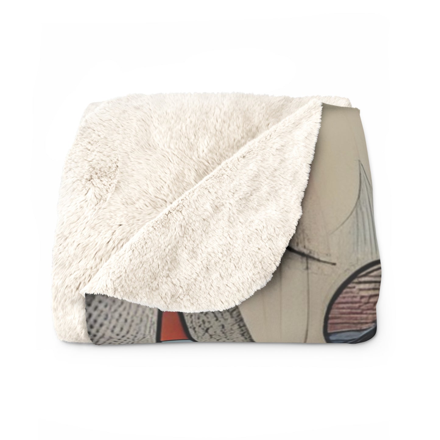 Abstractz Sherpa Fleece Blanket, Thick & Soft Plush Blanket