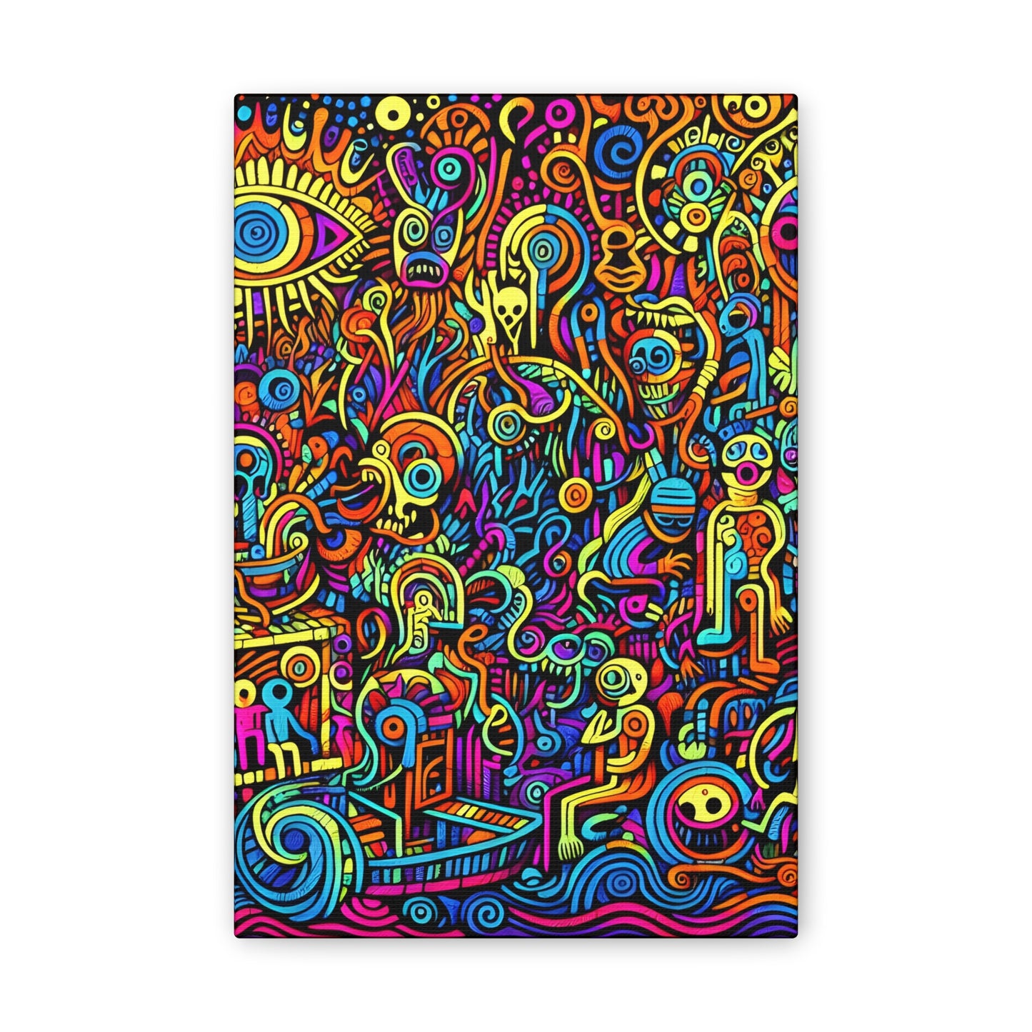 Monsterz Canvas Stretched, 0.75"