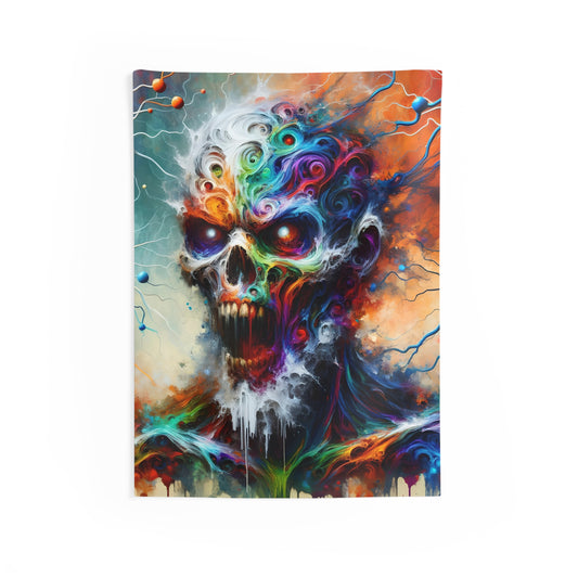 Neural Zombie Indoor Wall Tapestry