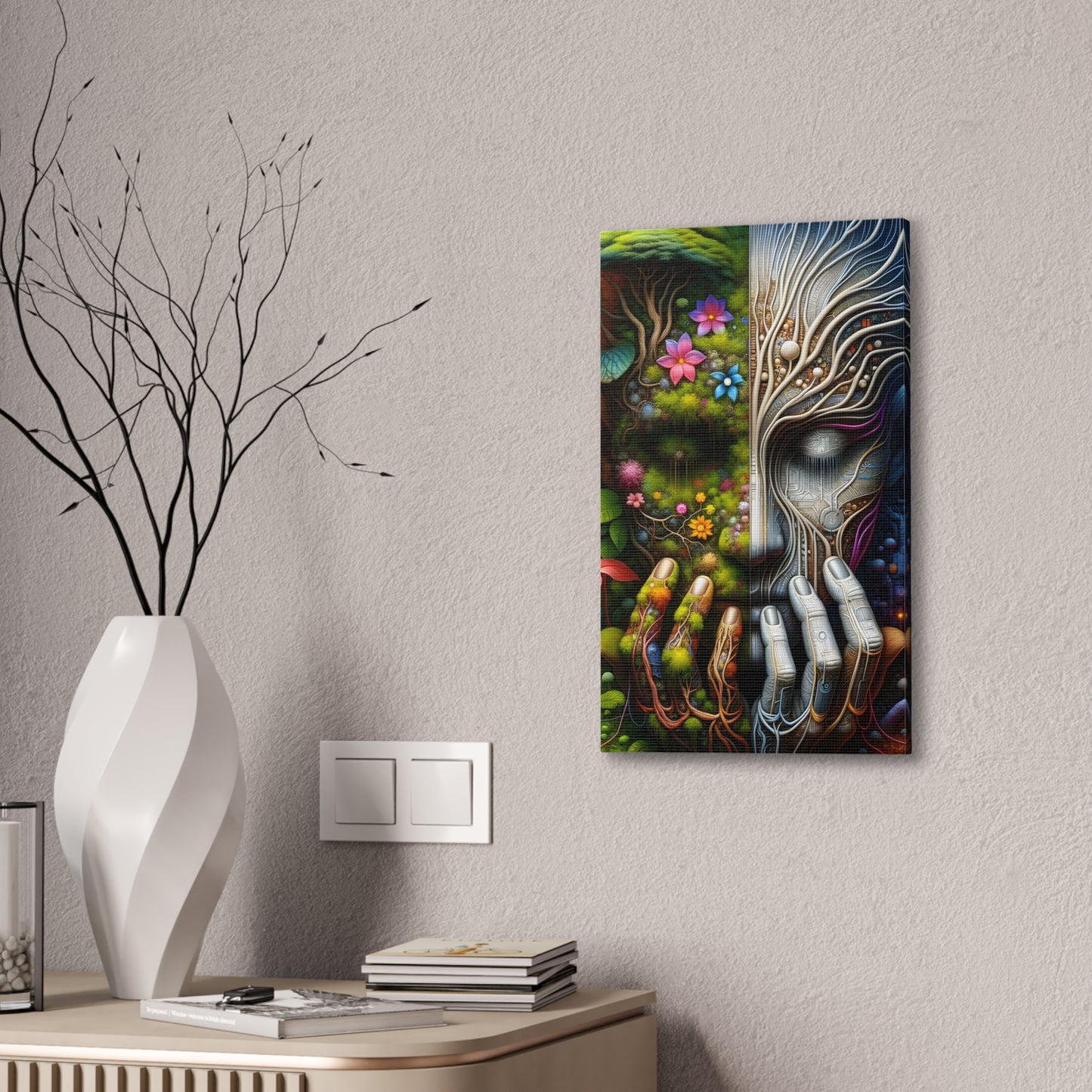 Duality Canvas Art - Stunning Stretched Wall Decor