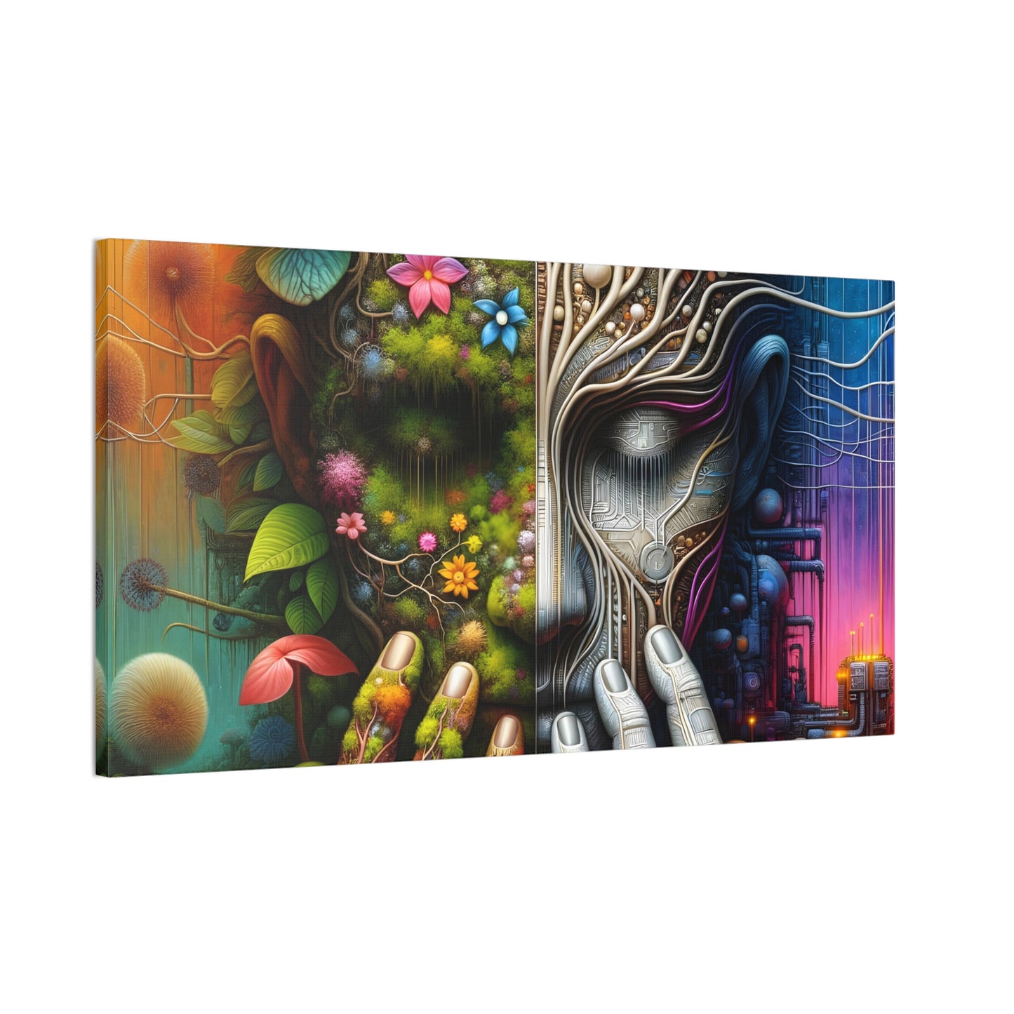 Duality Canvas Art - Stunning Stretched Wall Decor