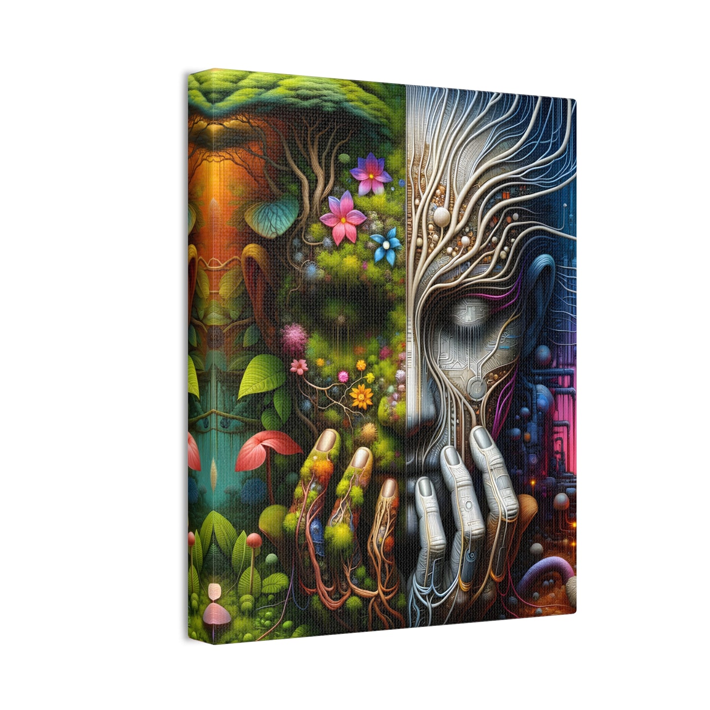 Duality Canvas Art - Stunning Stretched Wall Decor