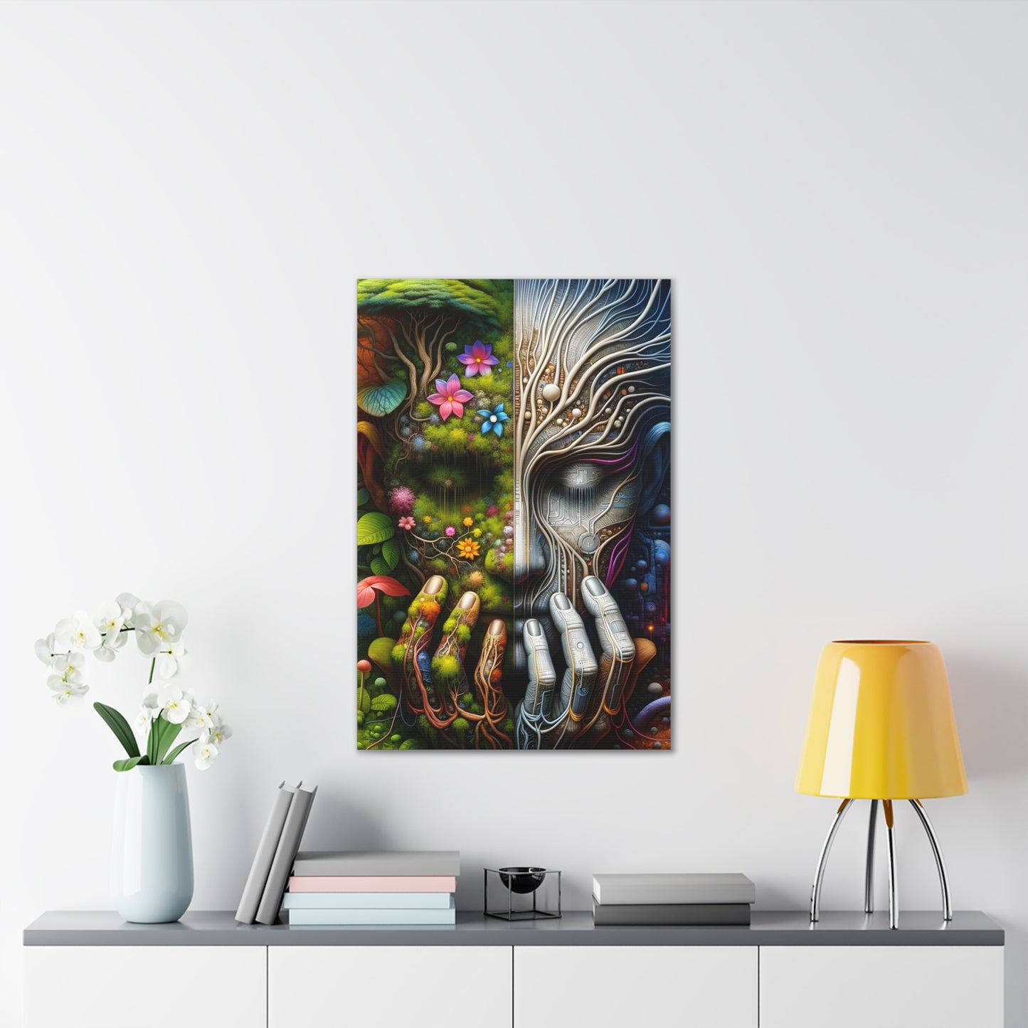 Duality Canvas Art - Stunning Stretched Wall Decor