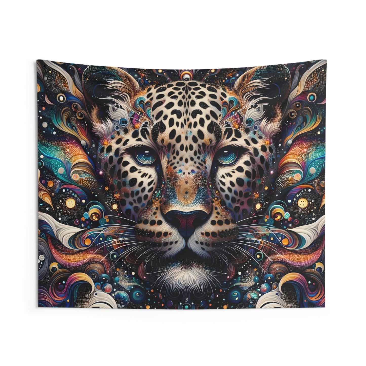 Astral Leopard Indoor Wall Tapestry