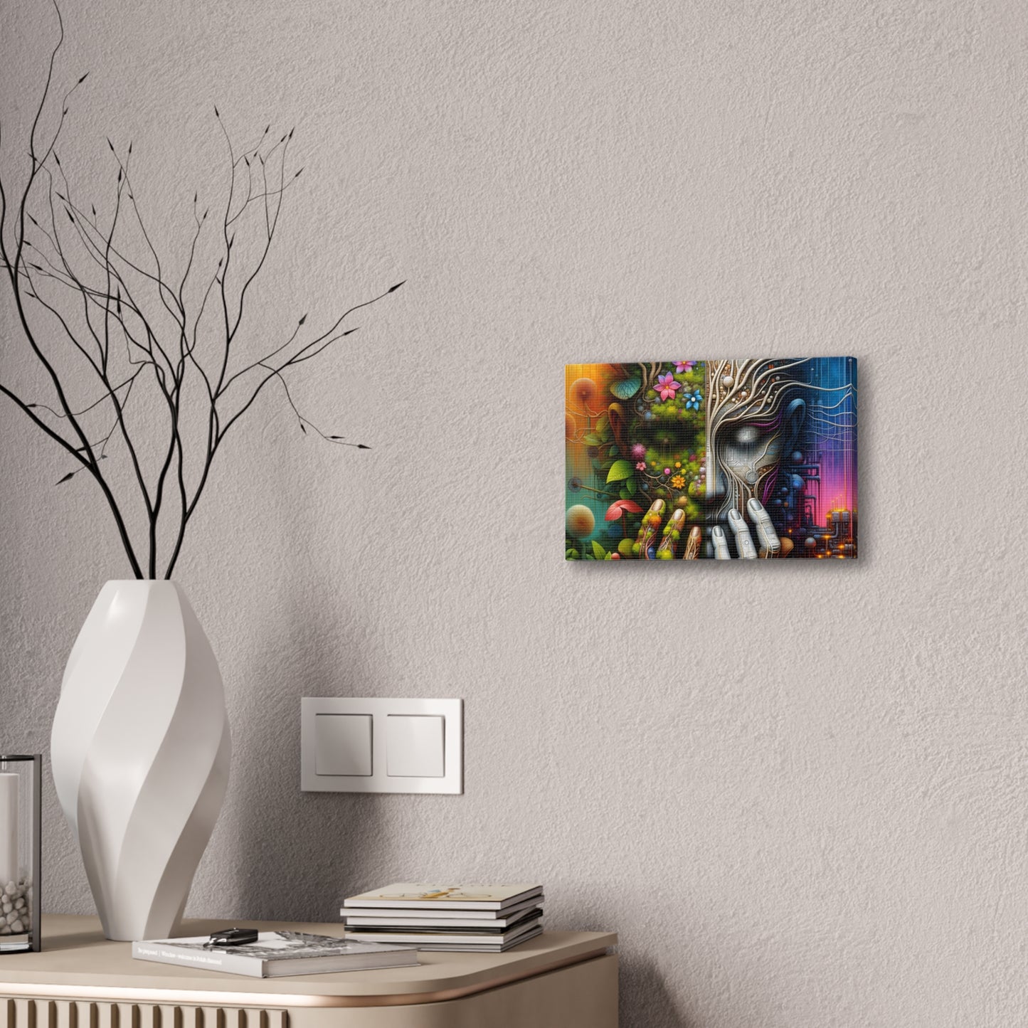 Duality Canvas Art - Stunning Stretched Wall Decor