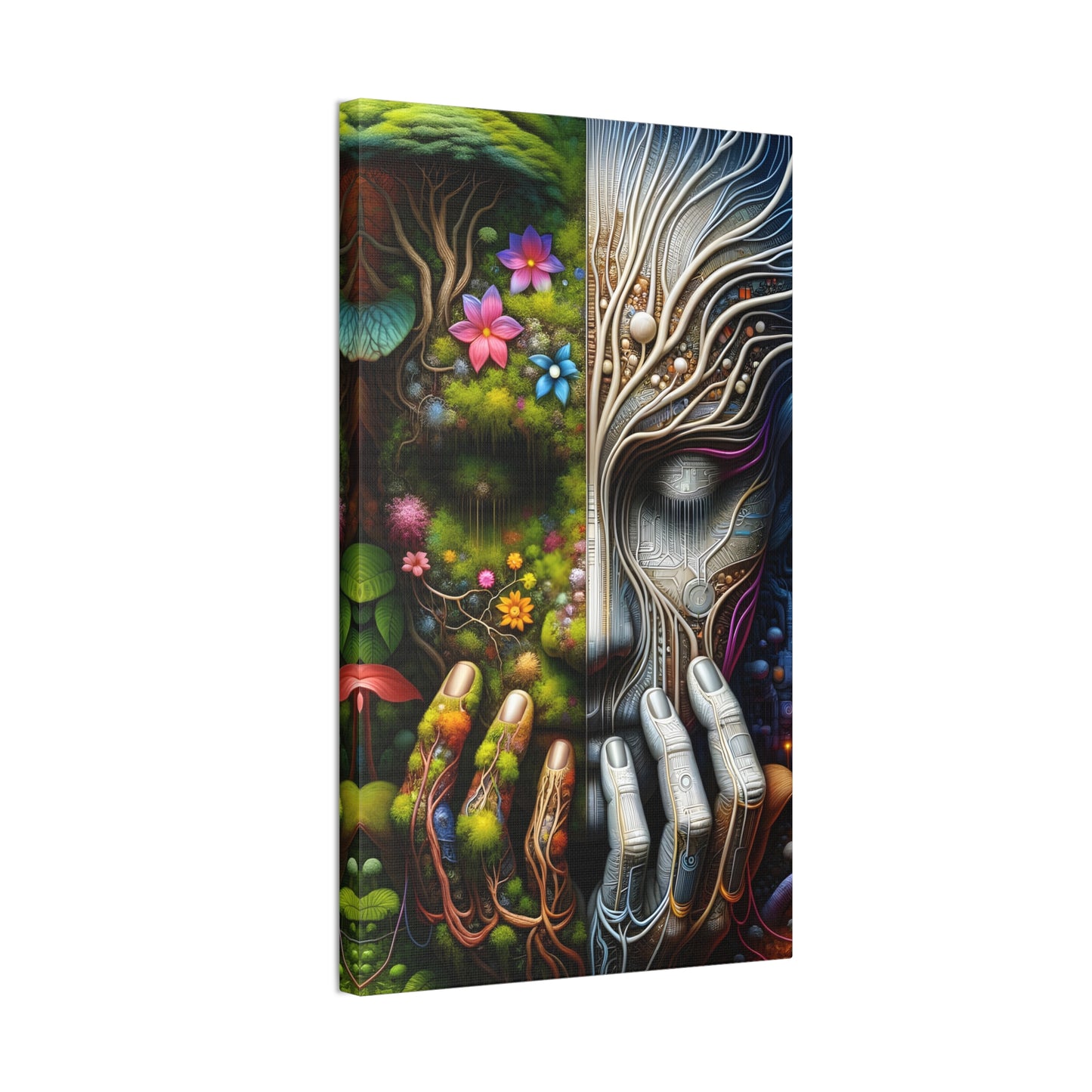 Duality Canvas Art - Stunning Stretched Wall Decor