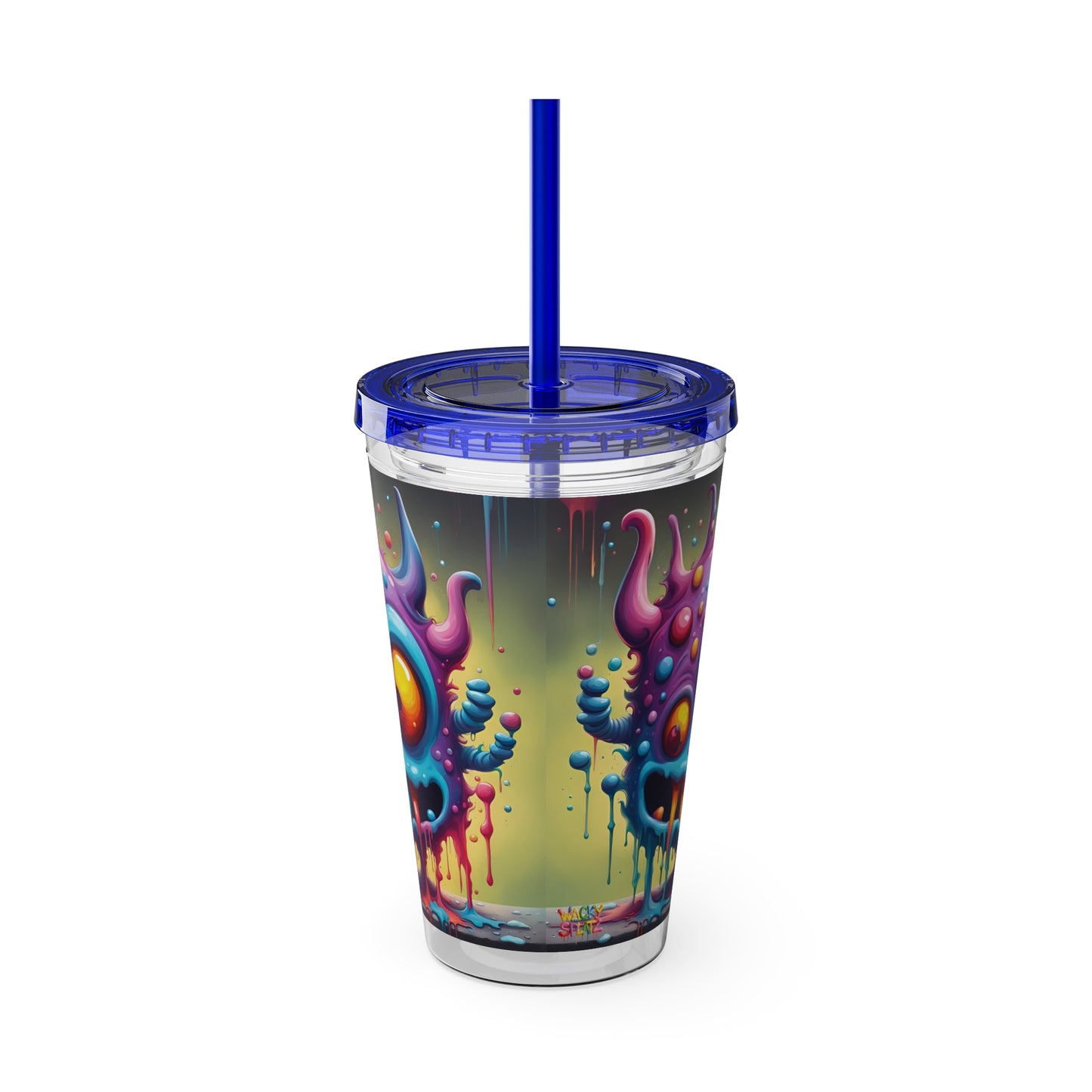 Wacky Tumbler with Straw, 16oz