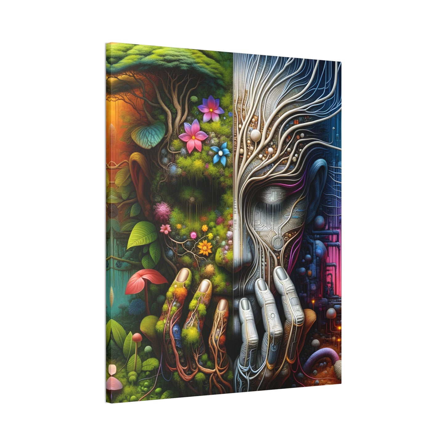 Duality Canvas Art - Stunning Stretched Wall Decor