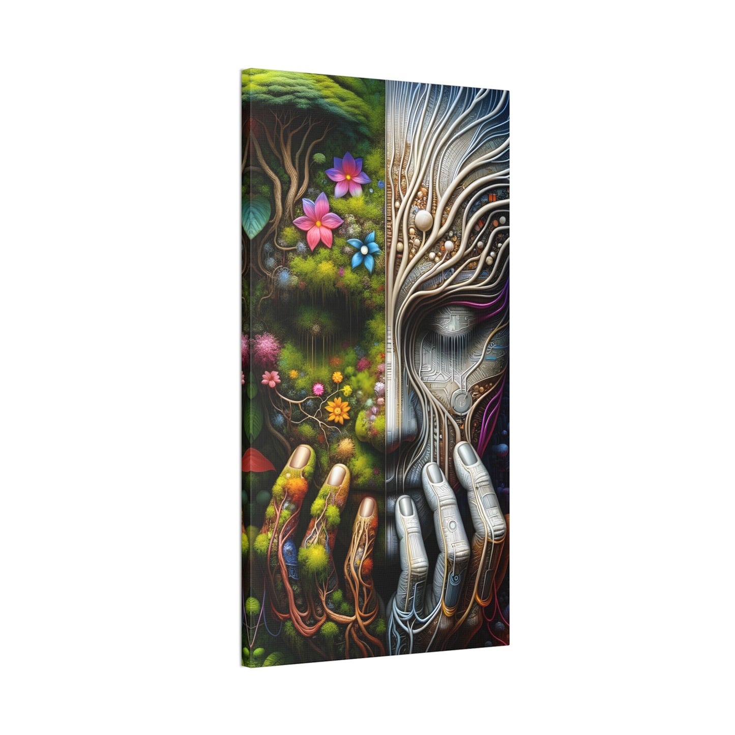 Duality Canvas Art - Stunning Stretched Wall Decor