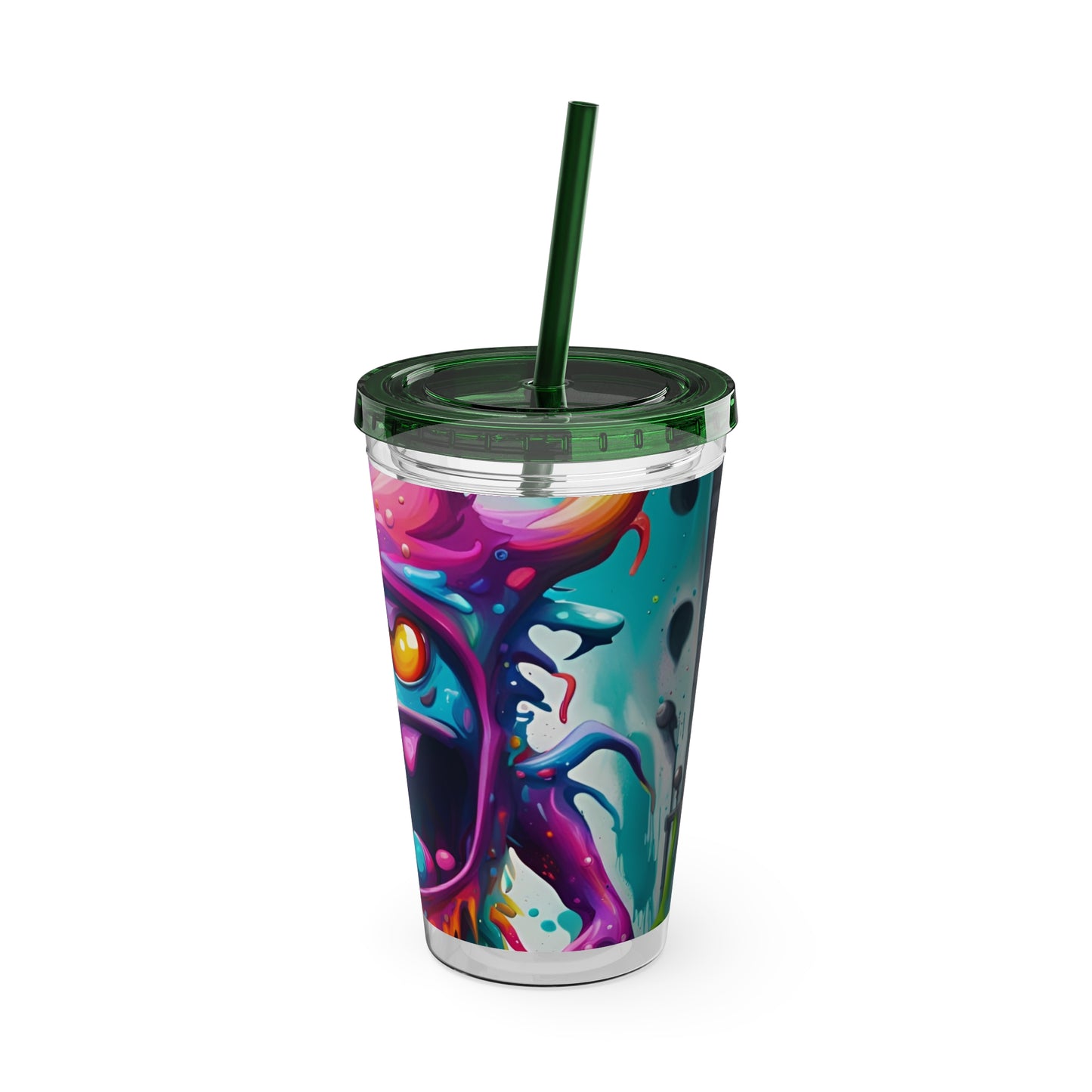 Wacky Tumbler with Straw, 16oz