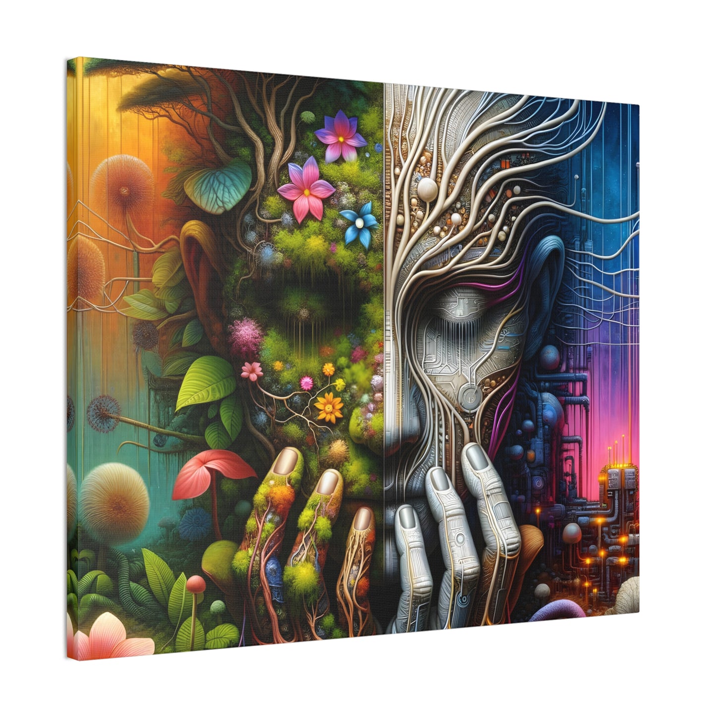 Duality Canvas Art - Stunning Stretched Wall Decor