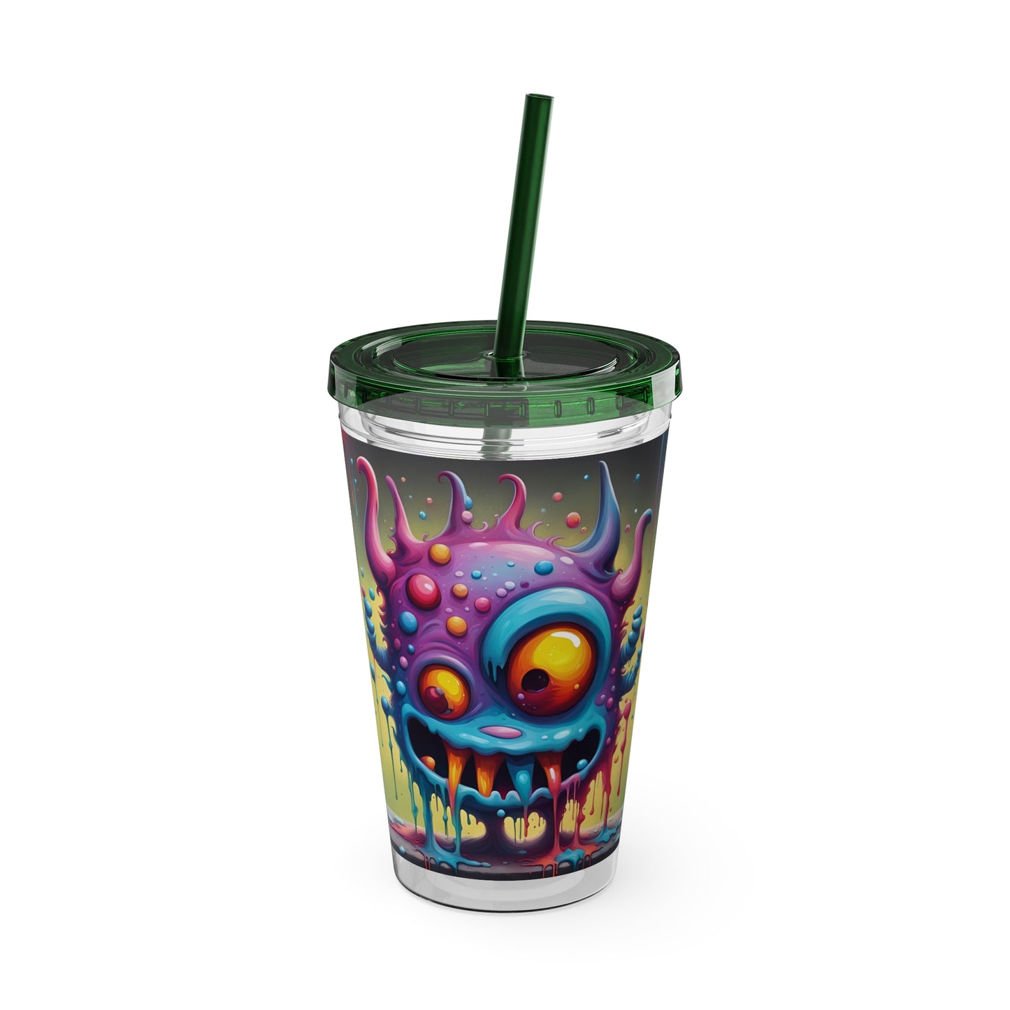 Wacky Tumbler with Straw, 16oz