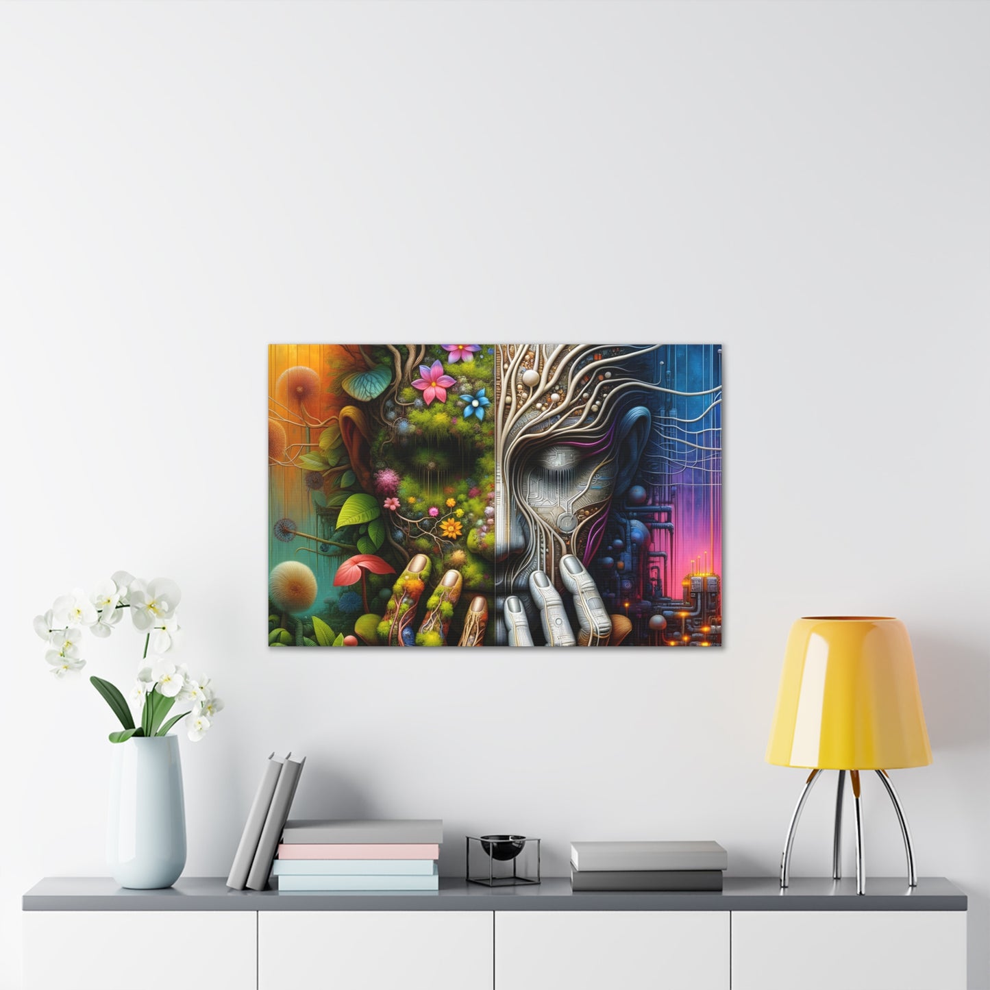 Duality Canvas Art - Stunning Stretched Wall Decor