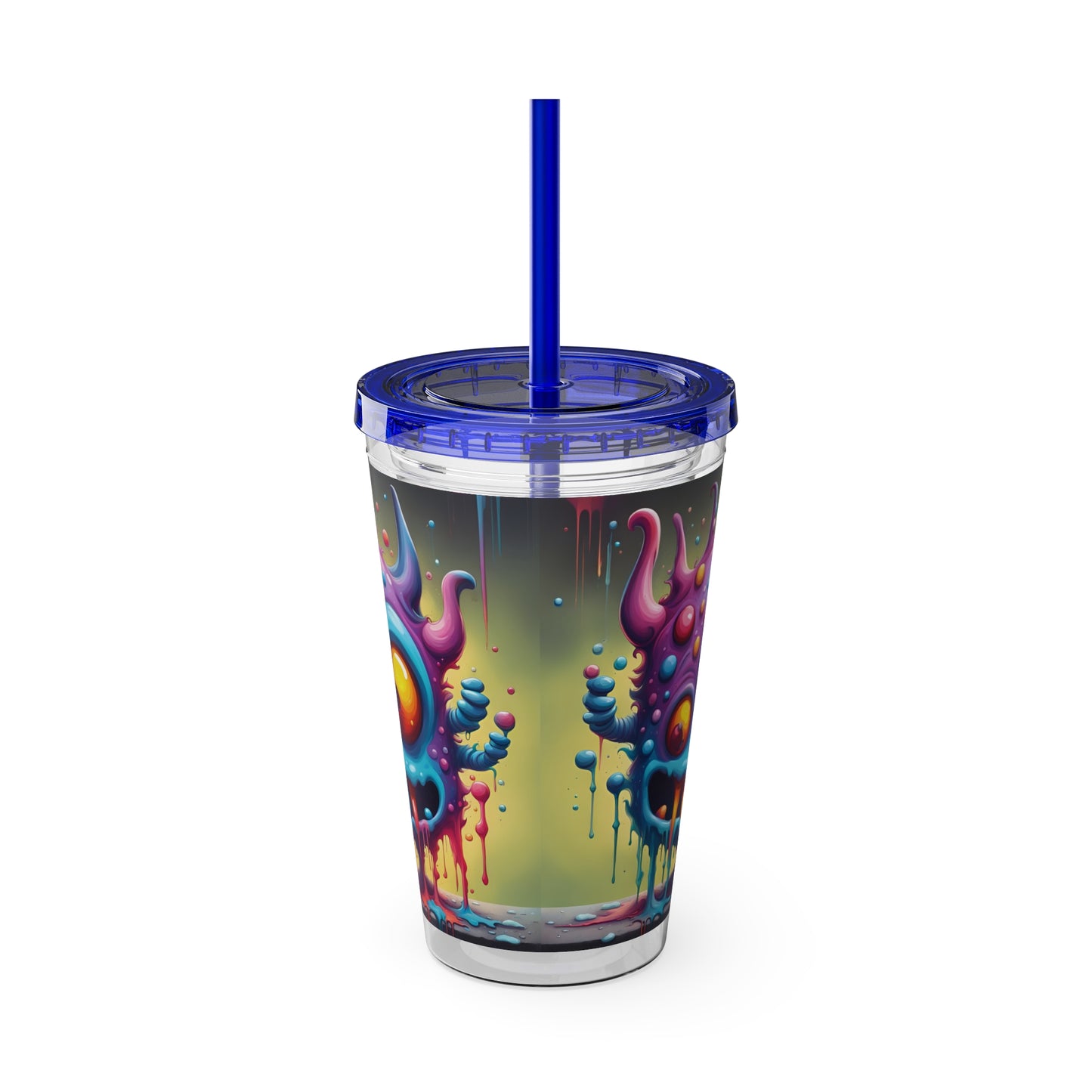 Wacky Tumbler with Straw, 16oz