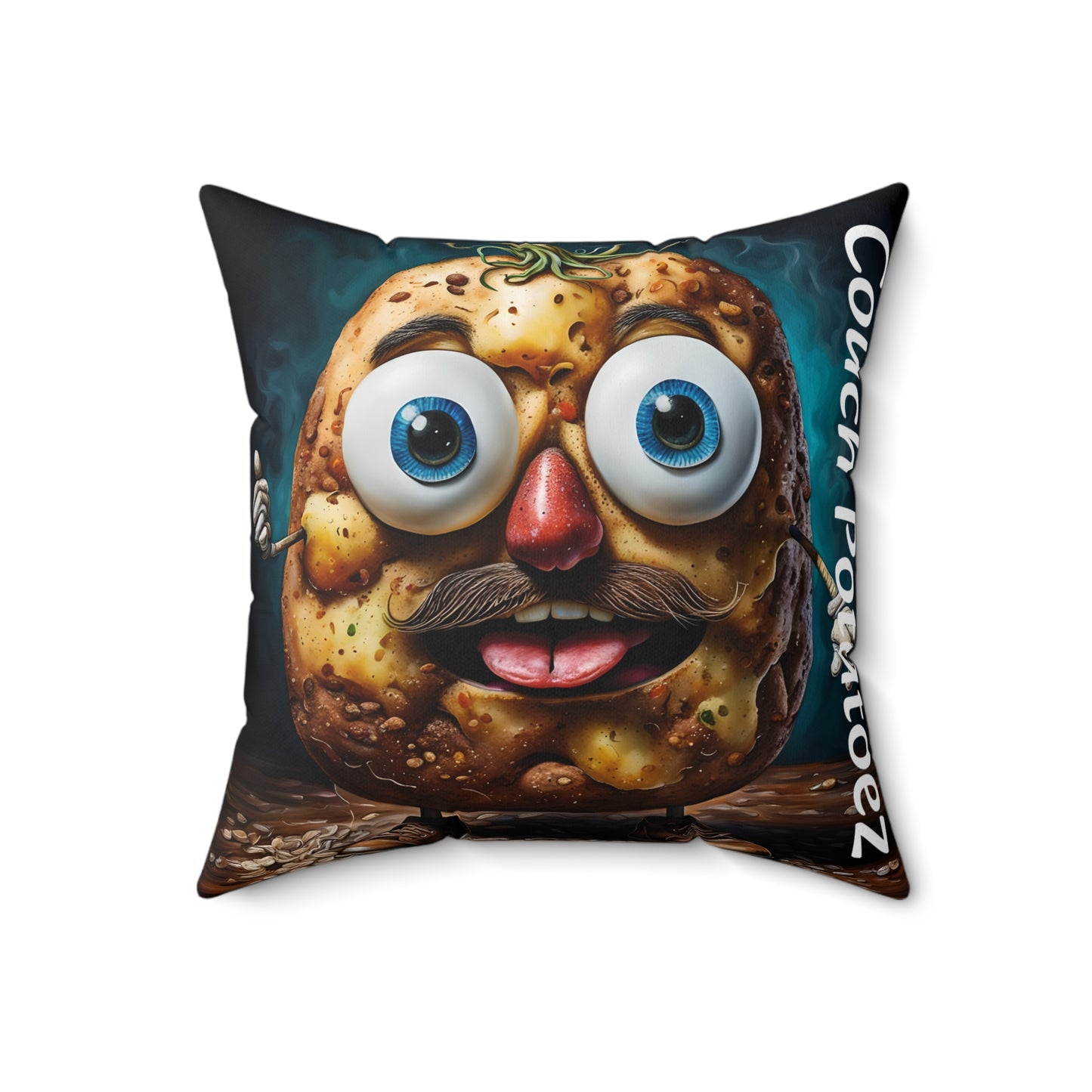 Couch Potatoez Spun Polyester Square Pillow