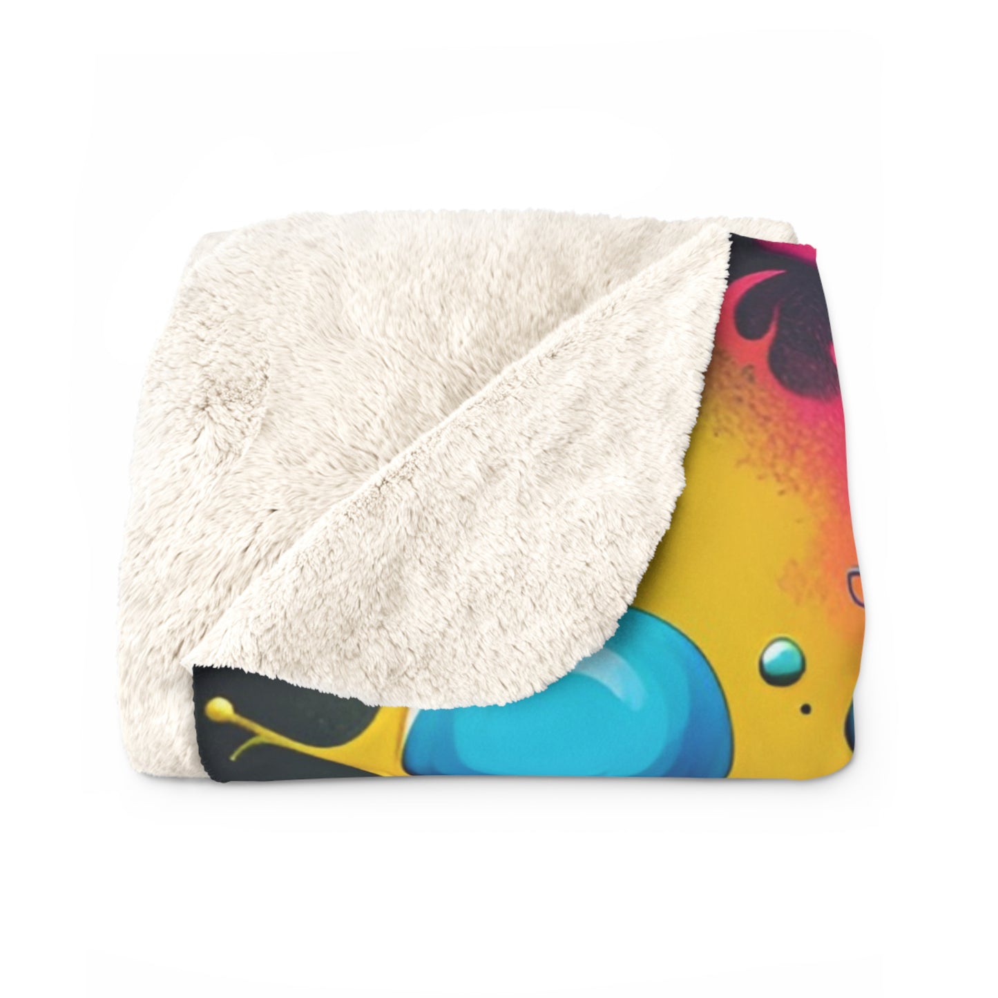 Wacky Sherpa Fleece Blanket