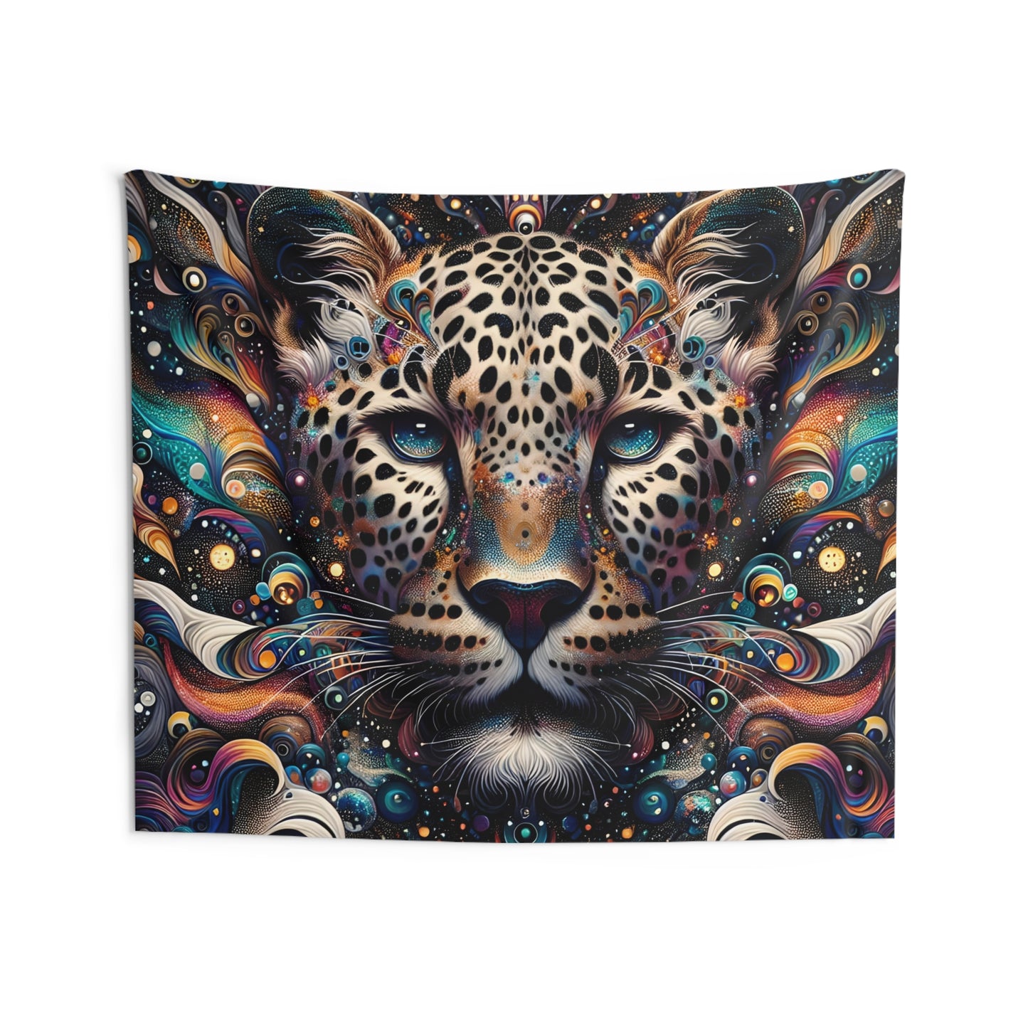 Astral Leopard Indoor Wall Tapestry