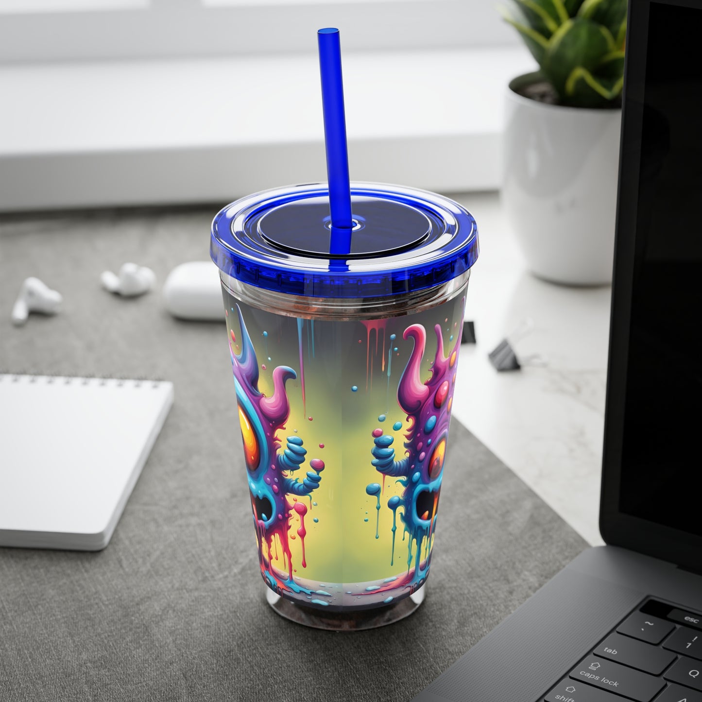 Wacky Tumbler with Straw, 16oz