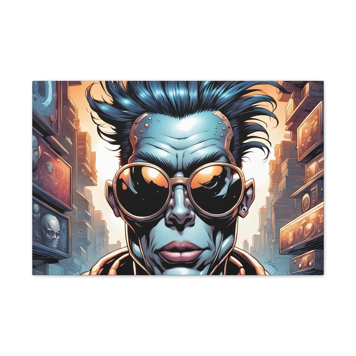 Punkz Canvas Stretched, 0.75"