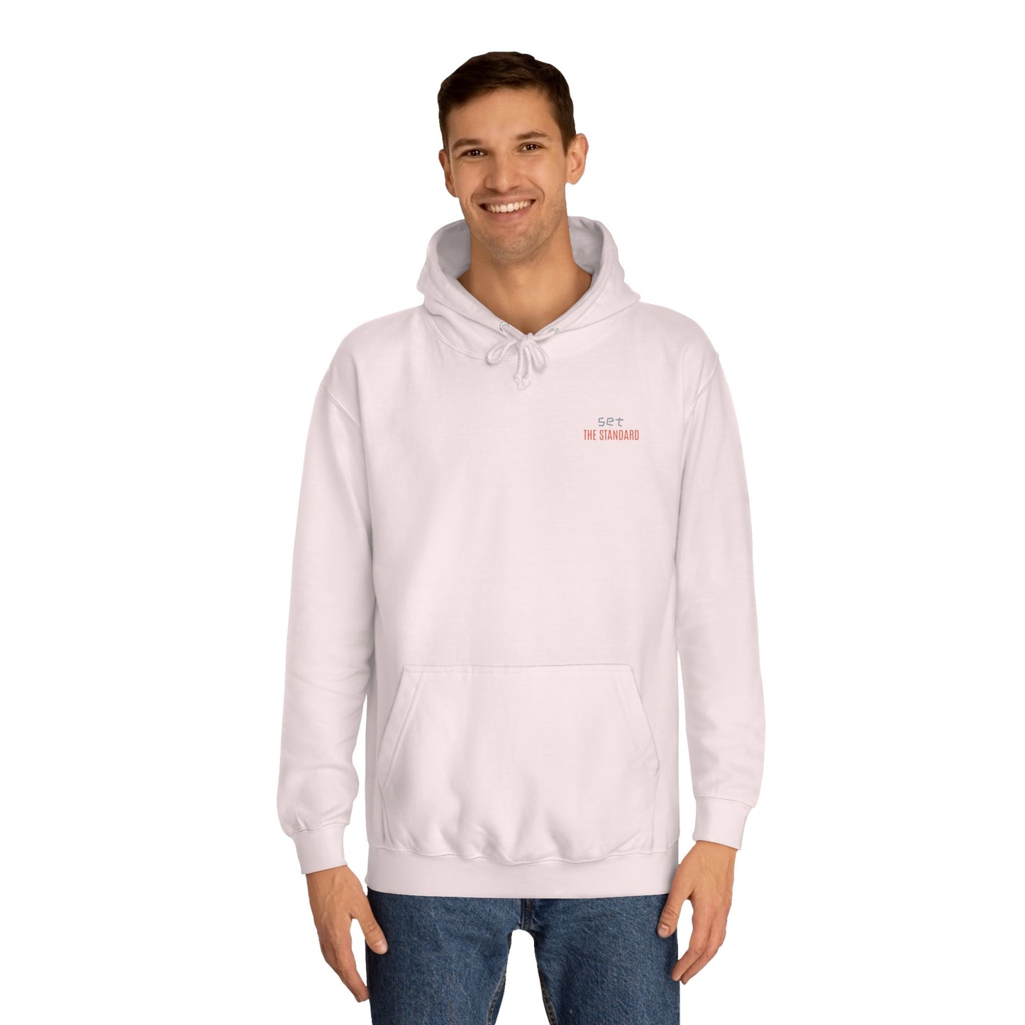 SNRG Unisex Hoodie - Set the Standard, Sweatshirt, Hooded Jacket, Casual Pullover, Trendy Apparel, Outerwear, Hoodie