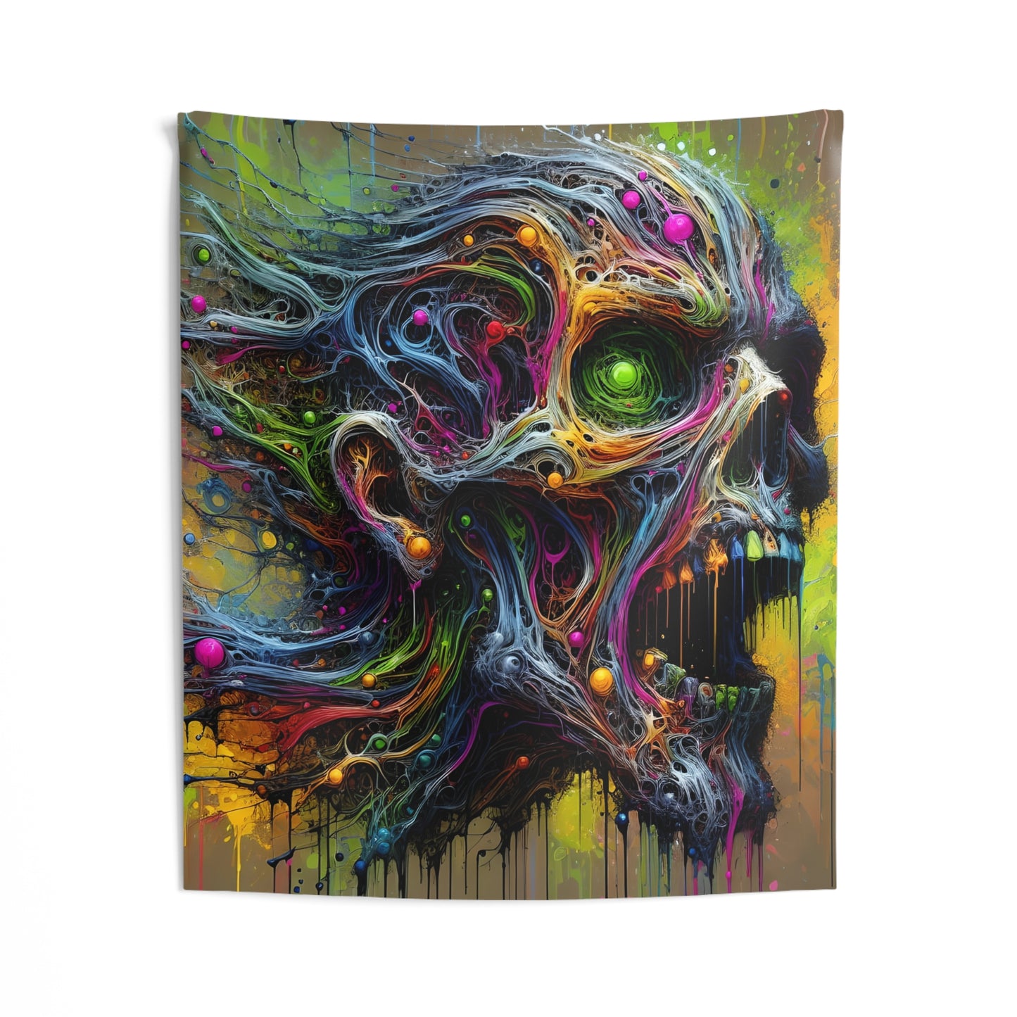 Neural Zombie Indoor Wall Tapestry