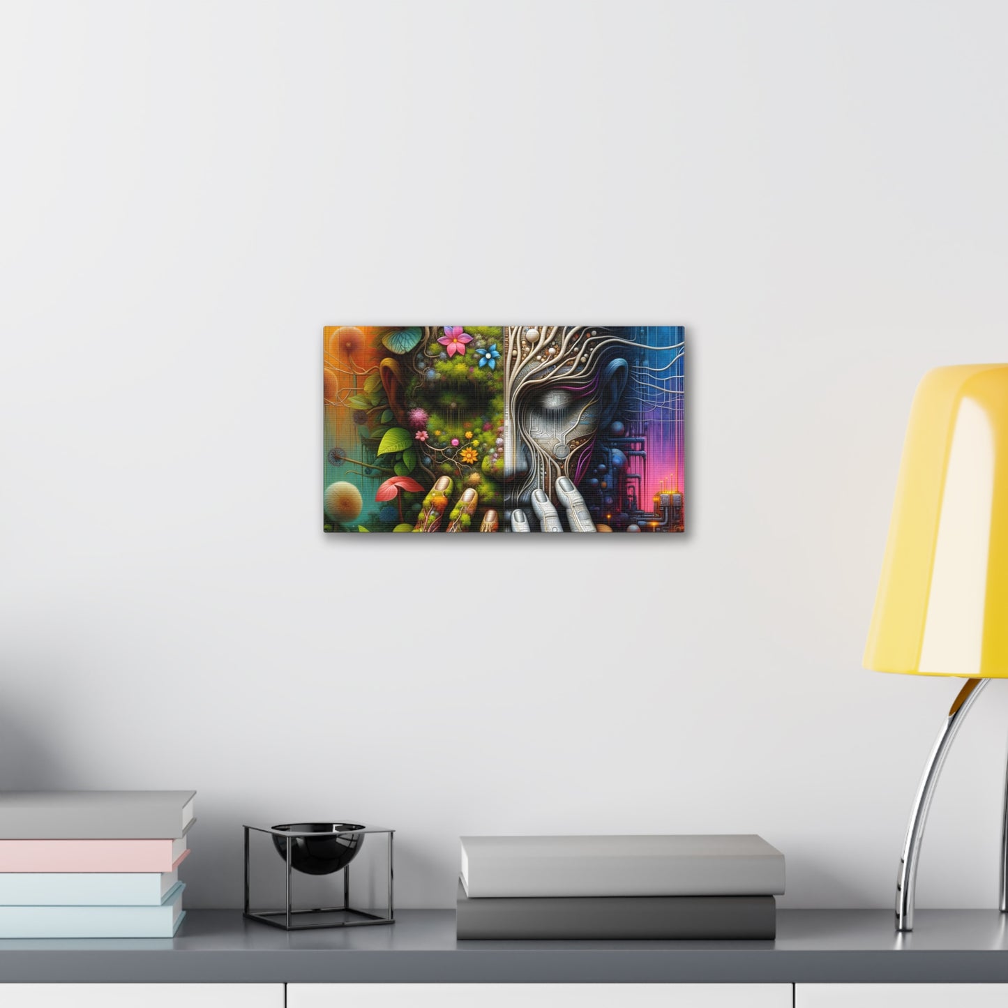 Duality Canvas Art - Stunning Stretched Wall Decor