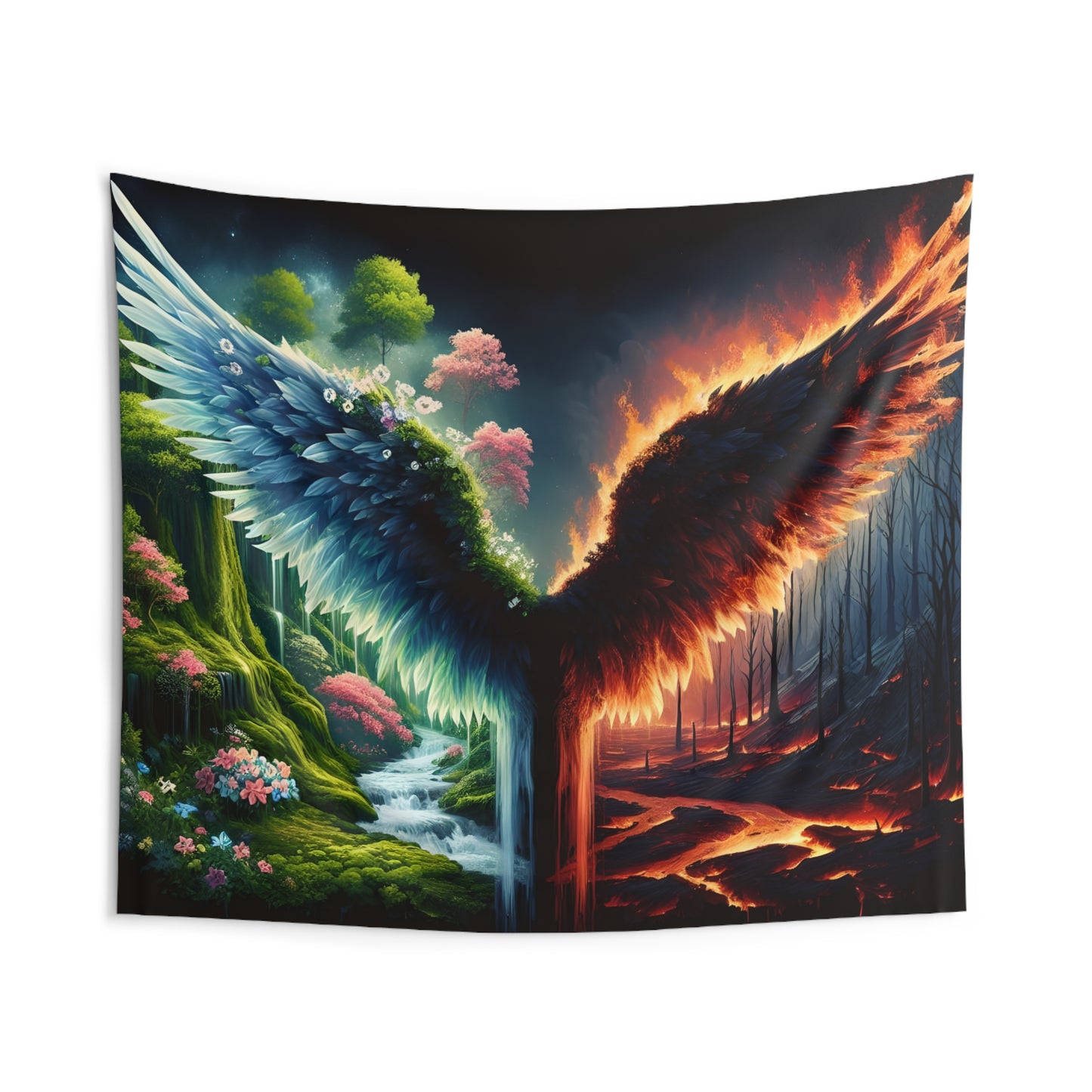 Angelz & Demonz Indoor Wall Tapestry