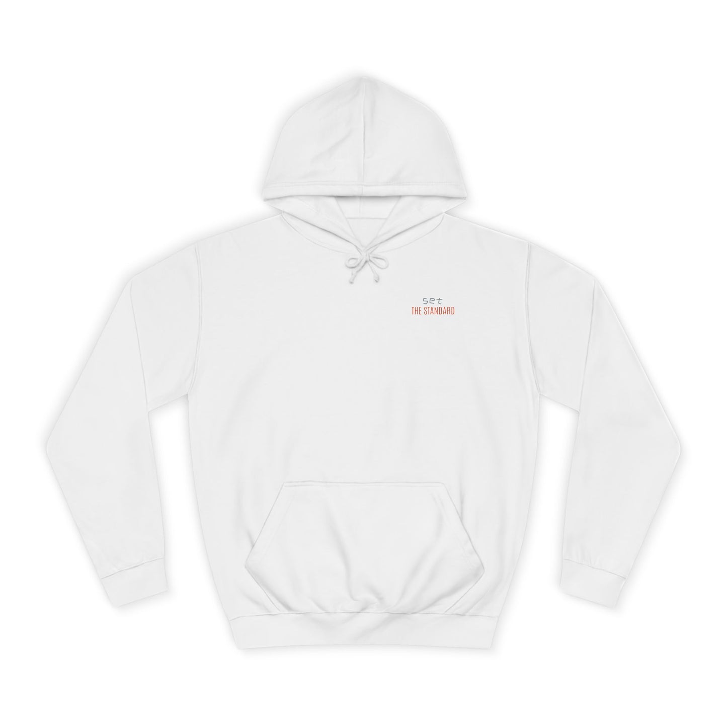 SNRG Unisex Hoodie - Set the Standard, Sweatshirt, Hooded Jacket, Casual Pullover, Trendy Apparel, Outerwear, Hoodie