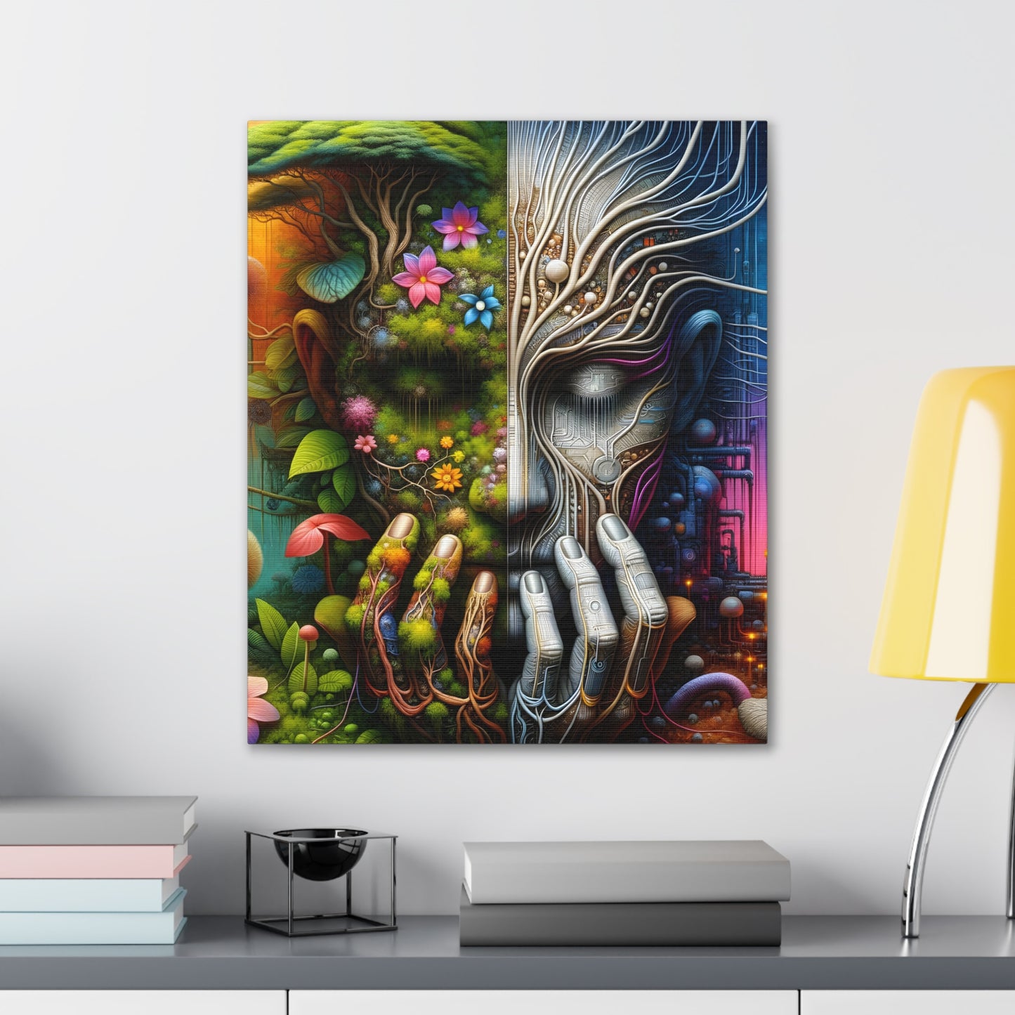 Duality Canvas Art - Stunning Stretched Wall Decor
