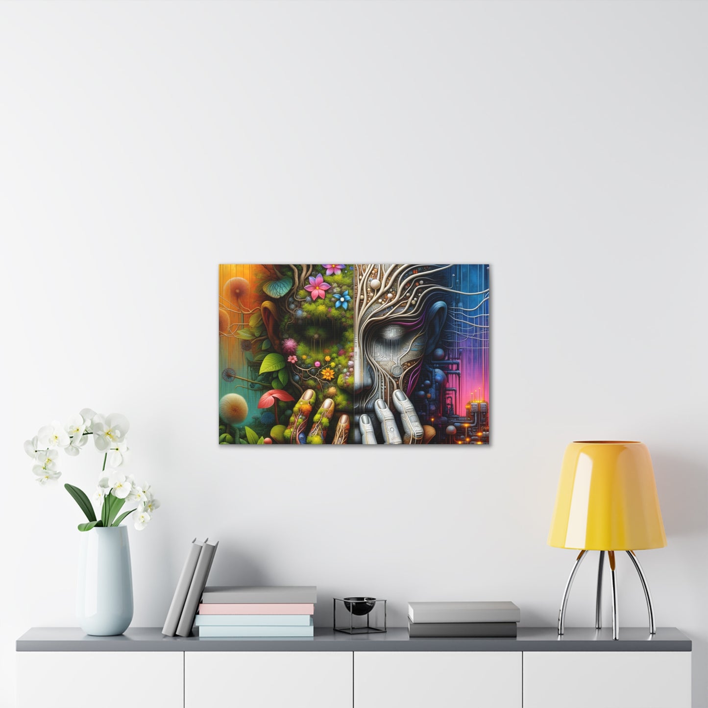 Duality Canvas Art - Stunning Stretched Wall Decor