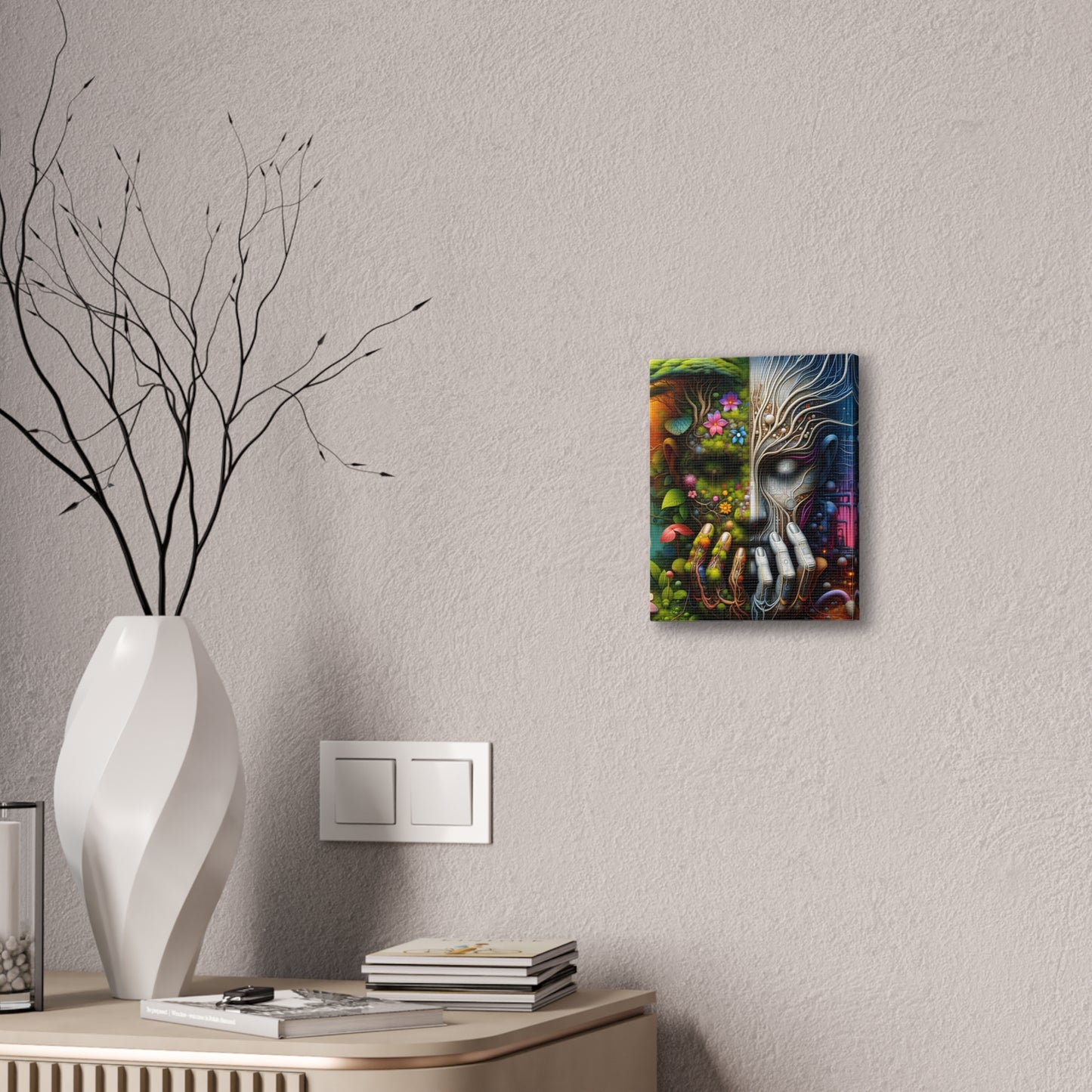 Duality Canvas Art - Stunning Stretched Wall Decor