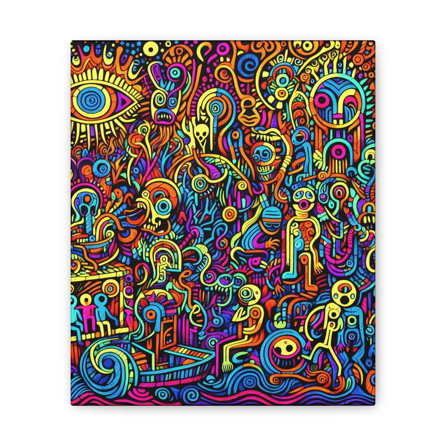 Monsterz Canvas Stretched, 0.75"