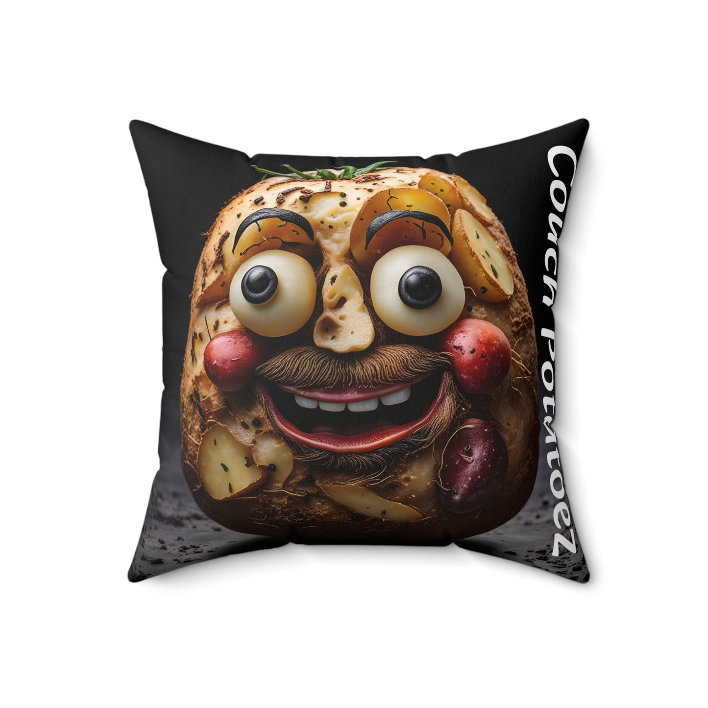 Couch Potatoez Spun Polyester Square Pillow