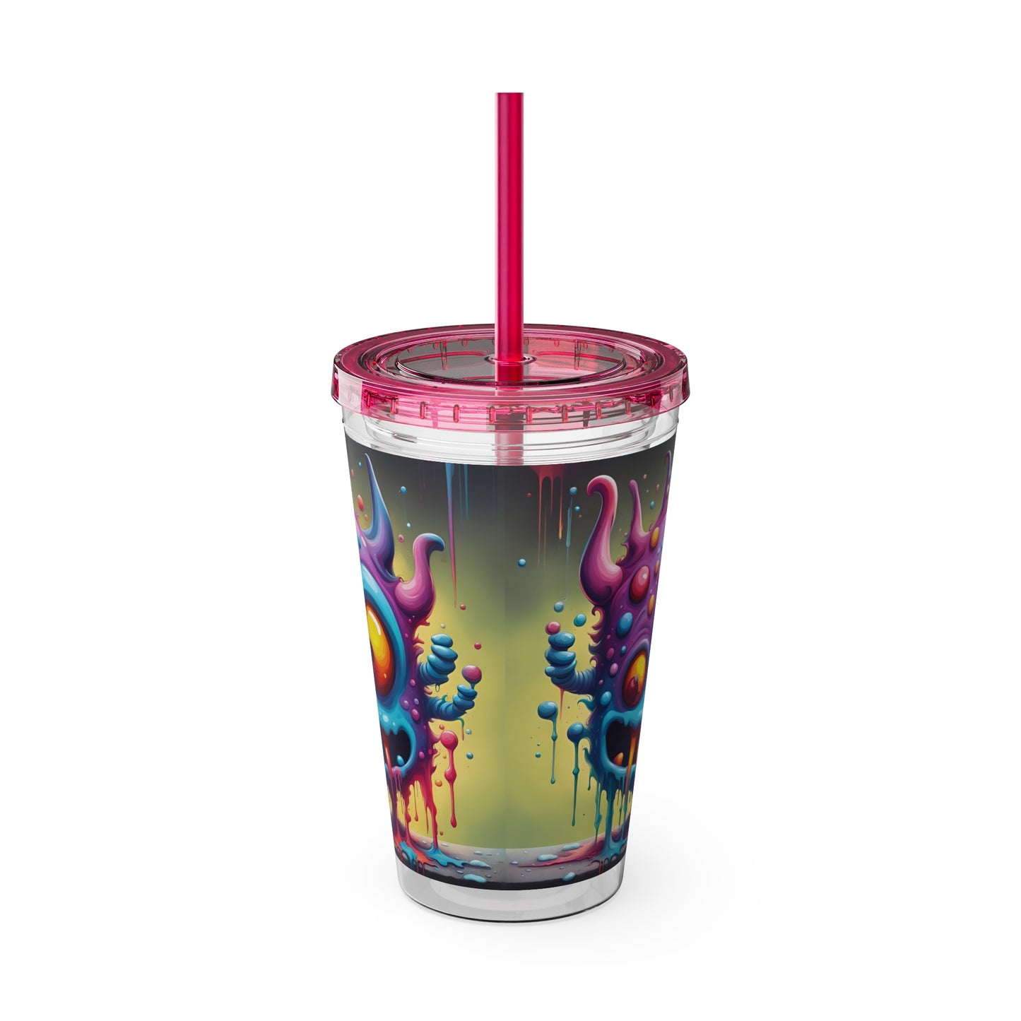 Wacky Tumbler with Straw, 16oz