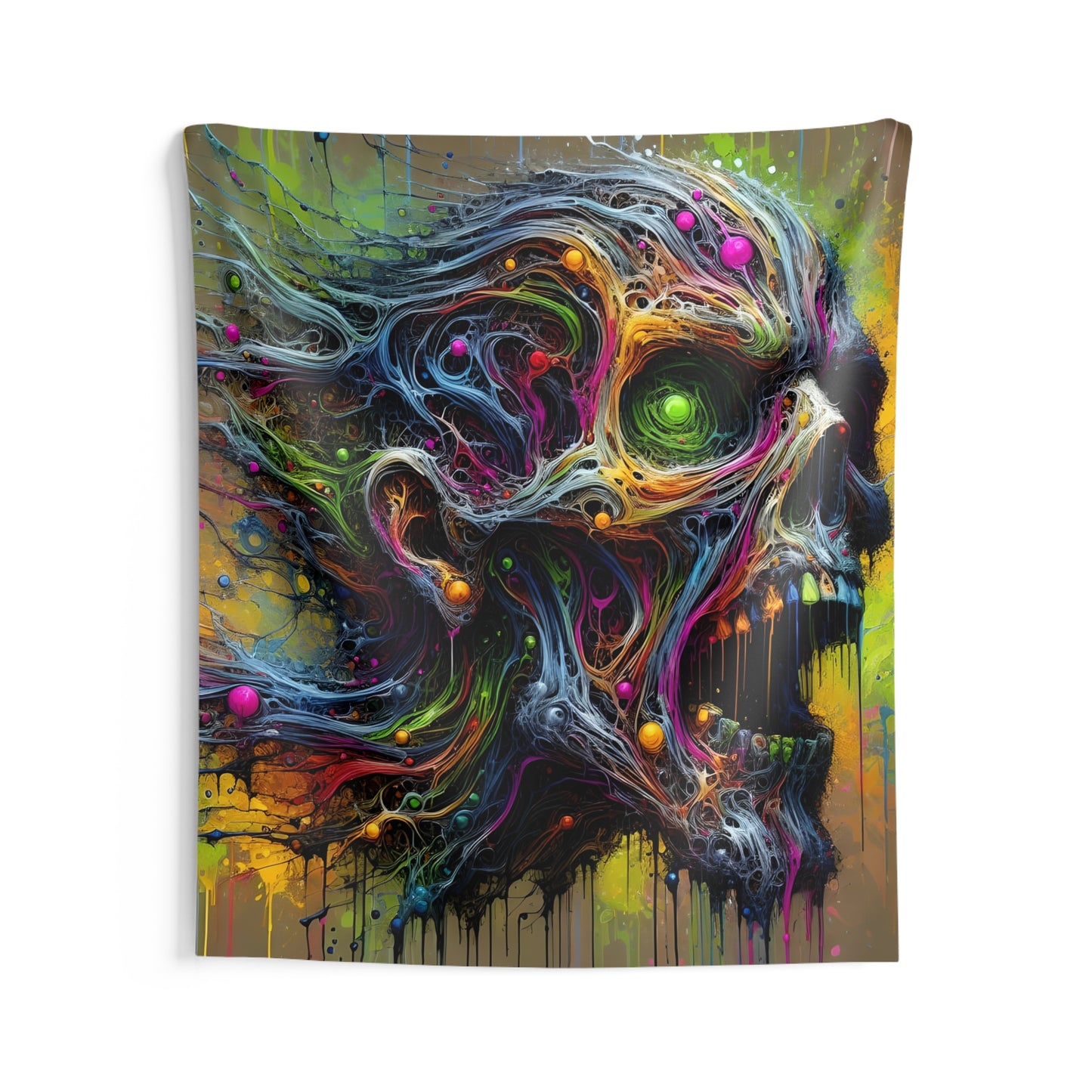 Neural Zombie Indoor Wall Tapestry