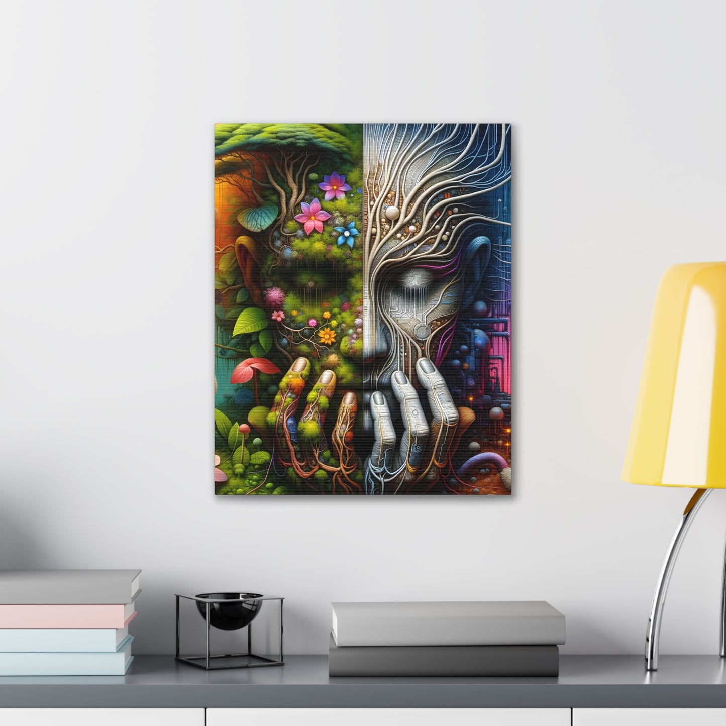 Duality Canvas Art - Stunning Stretched Wall Decor