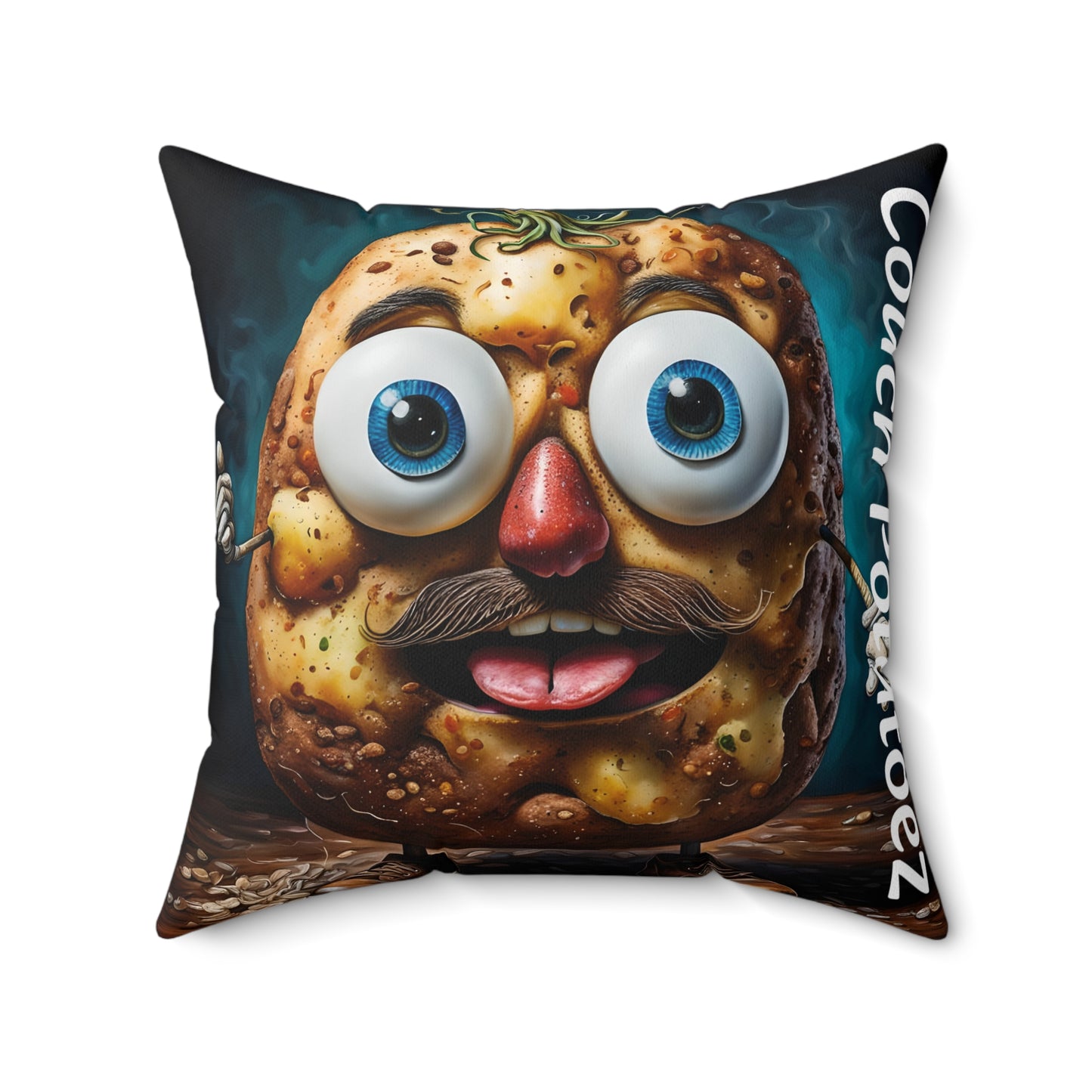 Couch Potatoez Spun Polyester Square Pillow