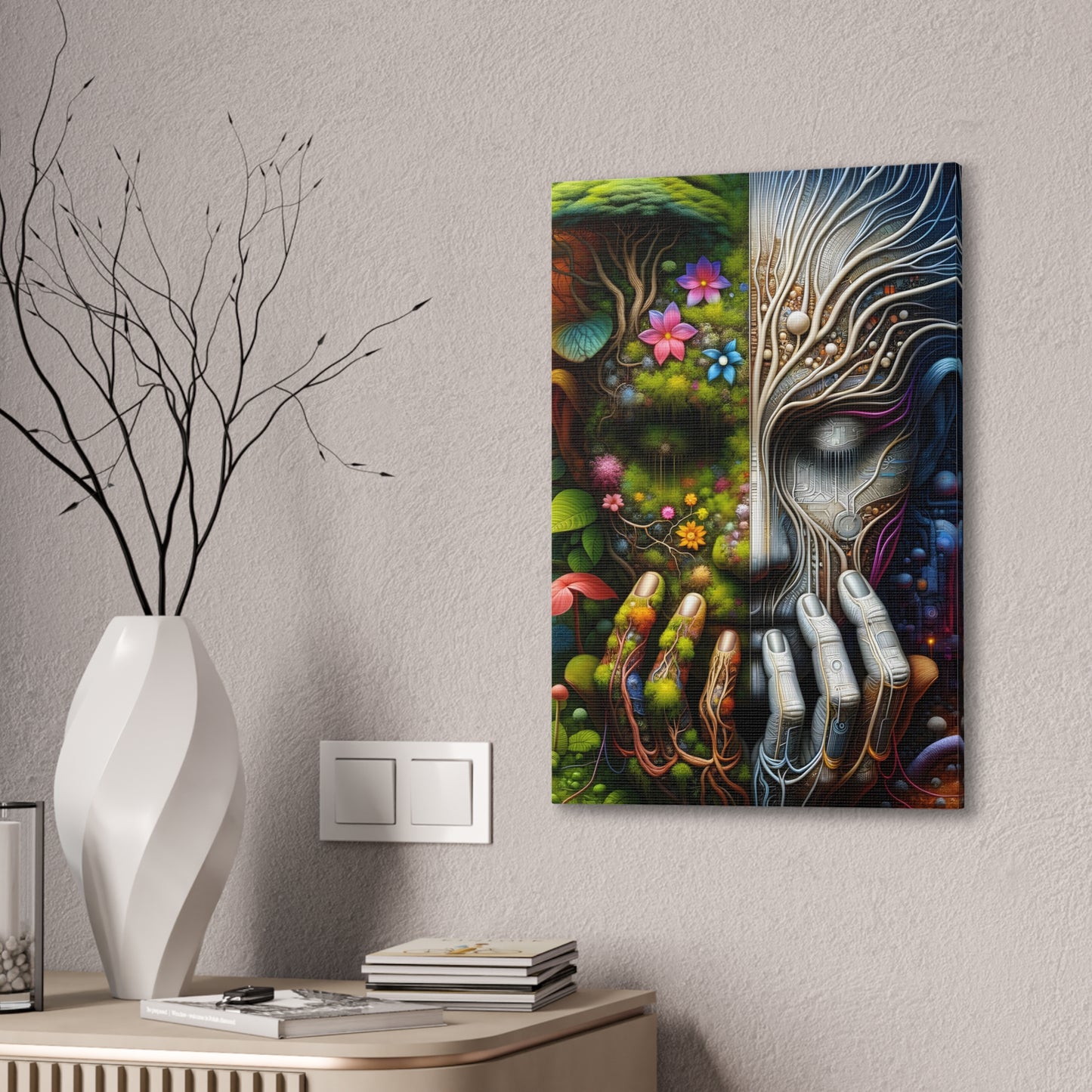 Duality Canvas Art - Stunning Stretched Wall Decor
