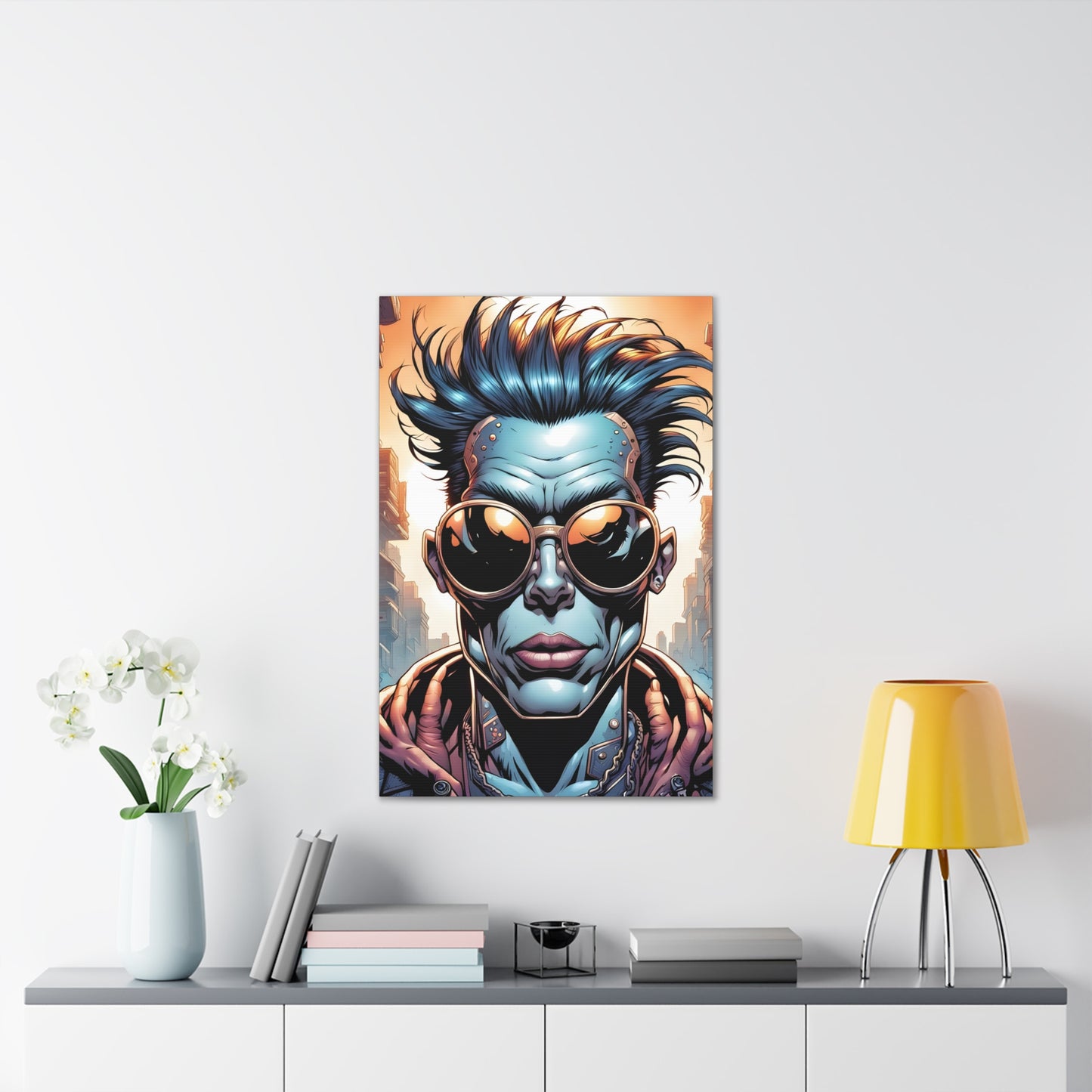 Punkz Canvas Stretched, 0.75"