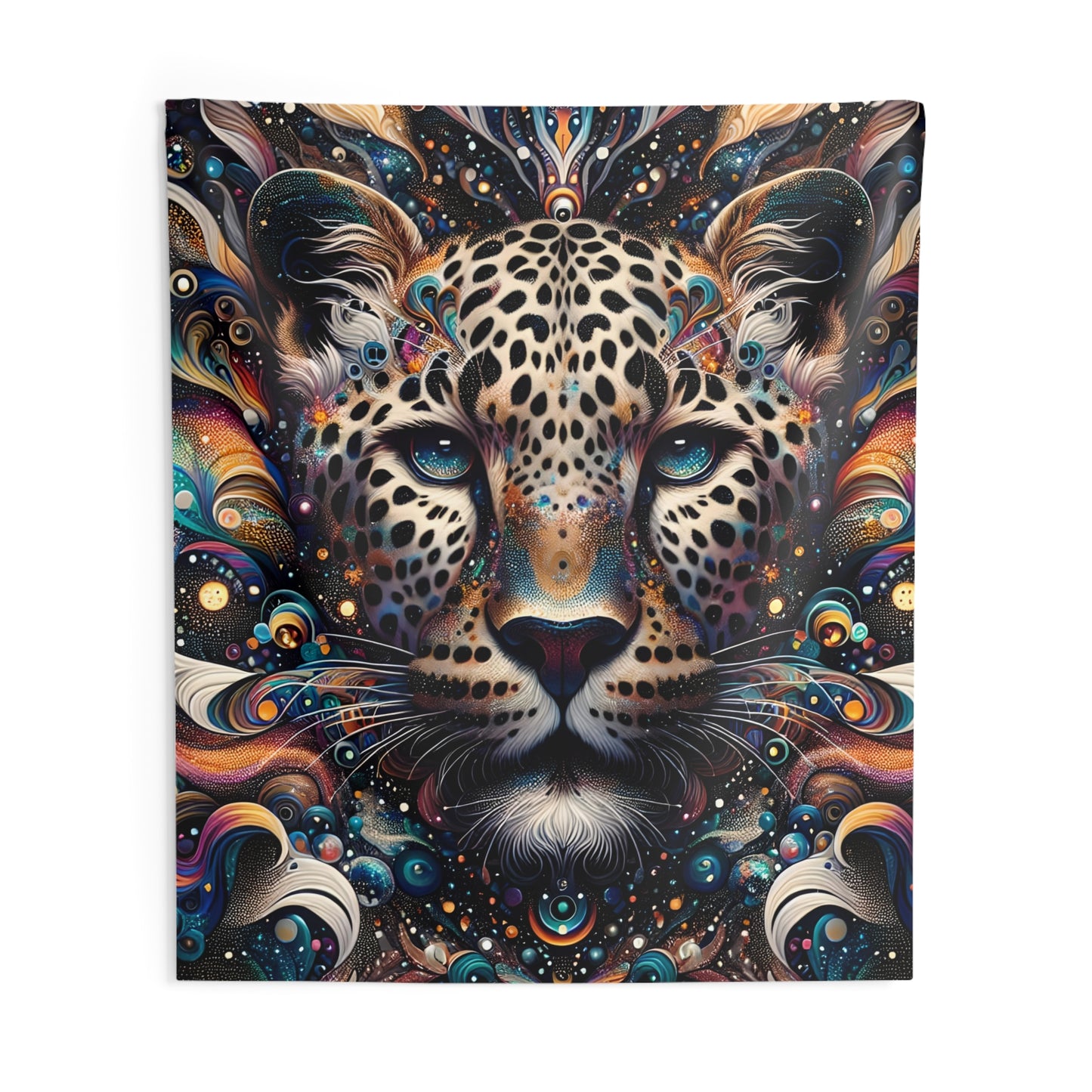 Astral Leopard Indoor Wall Tapestry