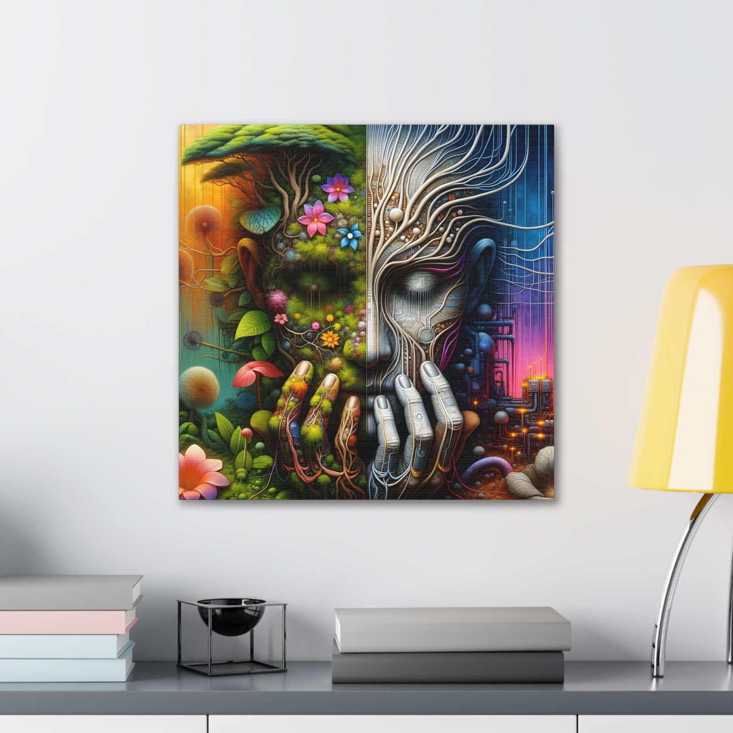 Duality Canvas Art - Stunning Stretched Wall Decor