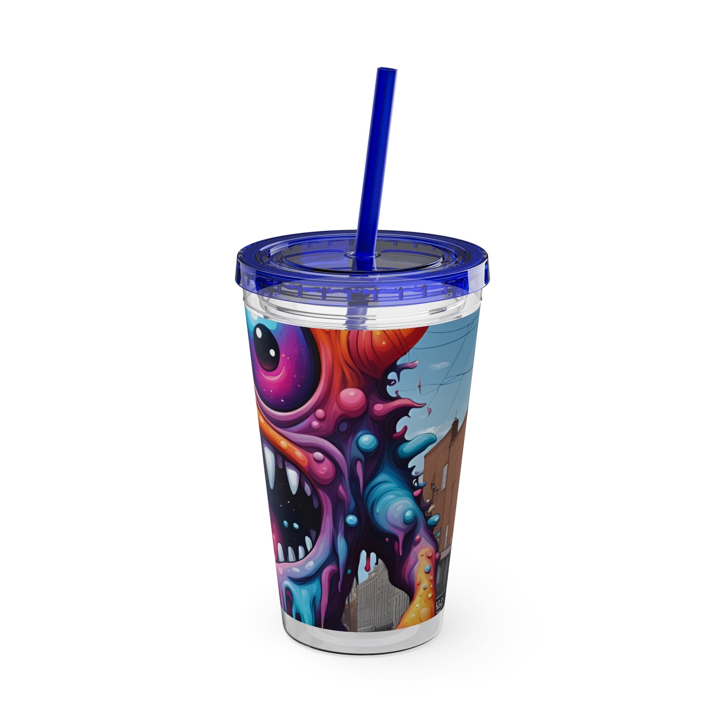 Wacky Tumbler with Straw, 16oz