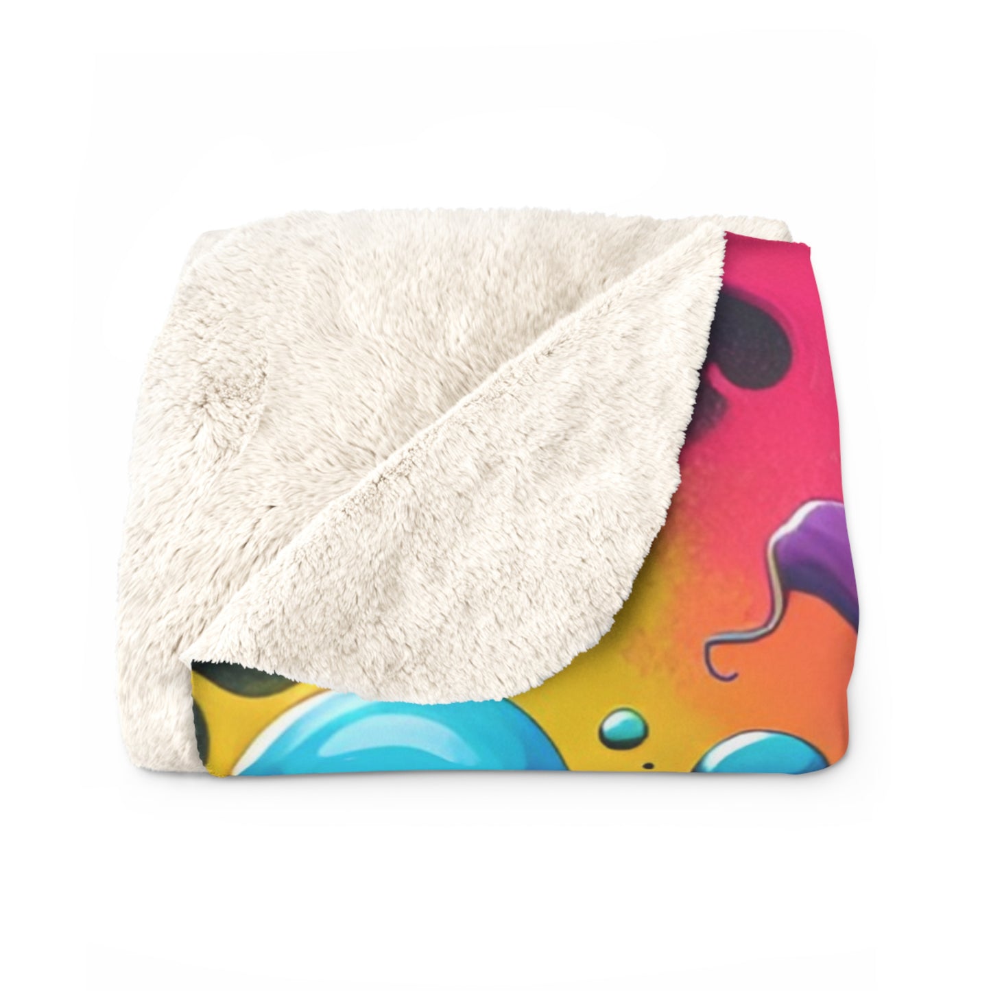 Wacky Sherpa Fleece Blanket