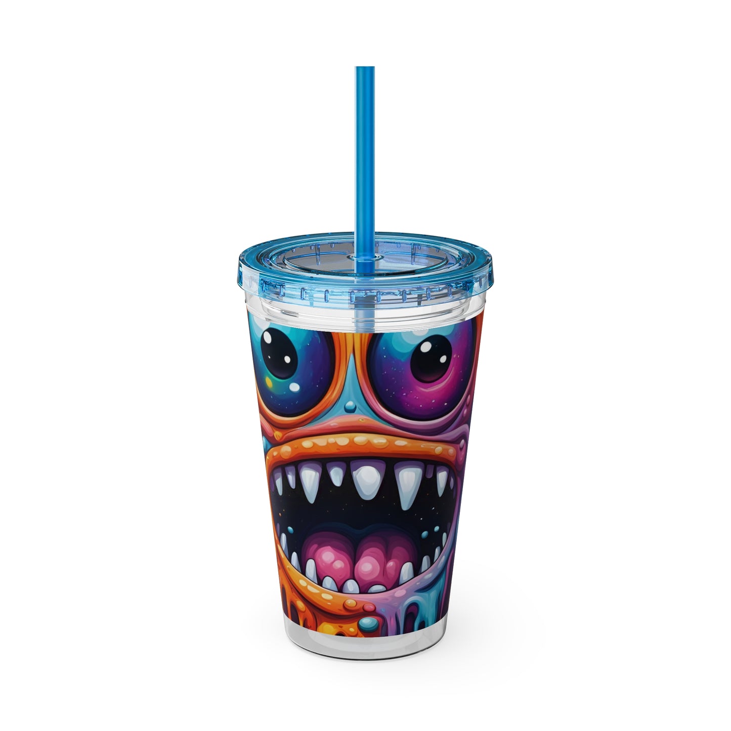 Wacky Tumbler with Straw, 16oz