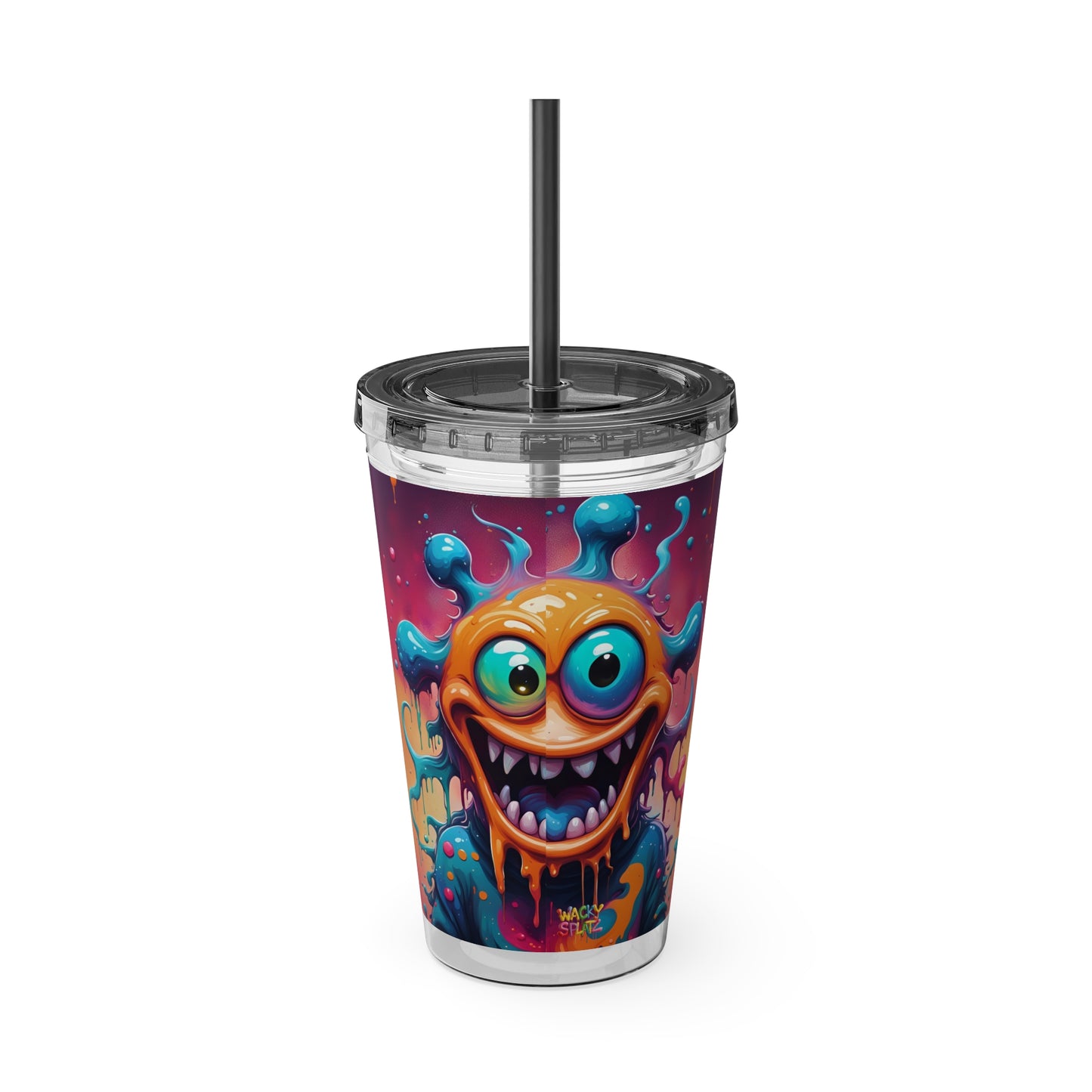 Wacky Tumbler with Straw, 16oz