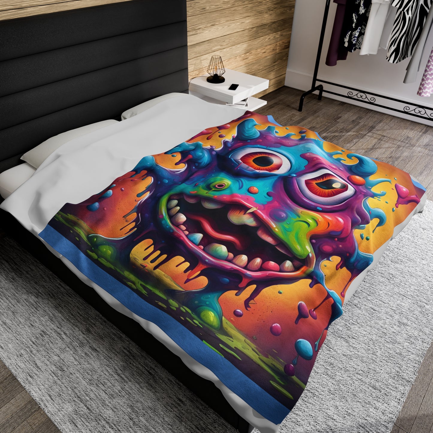 Velveteen Plush Wacky Blanket