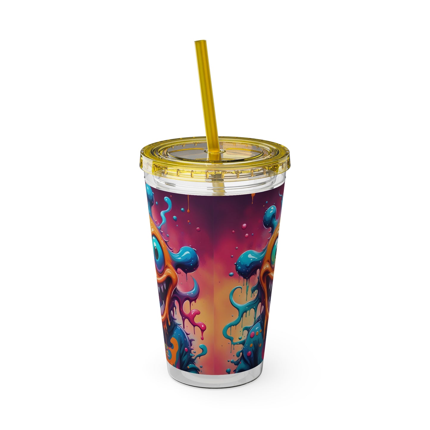 Wacky Tumbler with Straw, 16oz