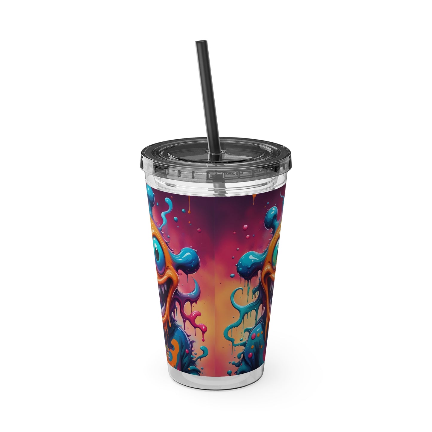 Wacky Tumbler with Straw, 16oz