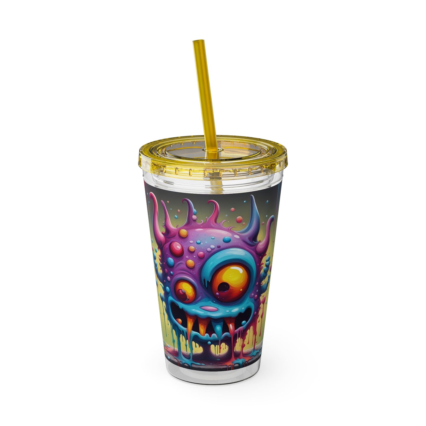 Wacky Tumbler with Straw, 16oz