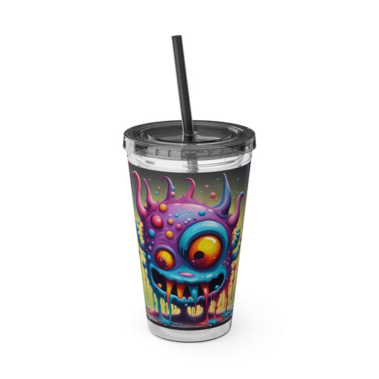 Wacky Tumbler with Straw, 16oz